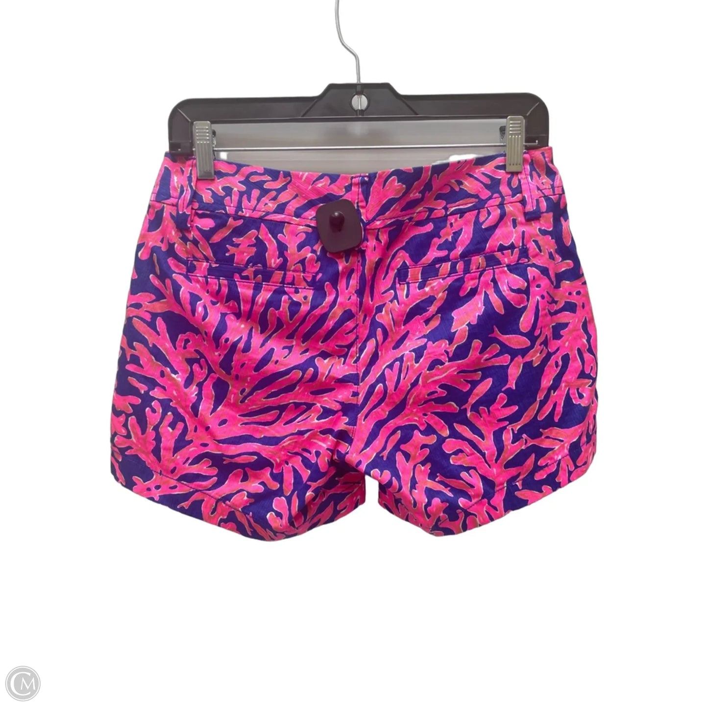 Shorts Designer By Lilly Pulitzer In Pink & Purple, Size: 0