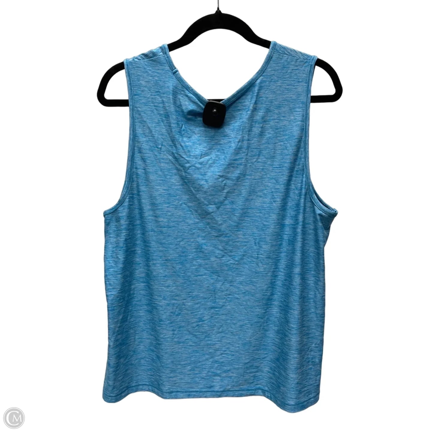 Top Sleeveless By Dsg Outerwear In Blue & White, Size: Xl