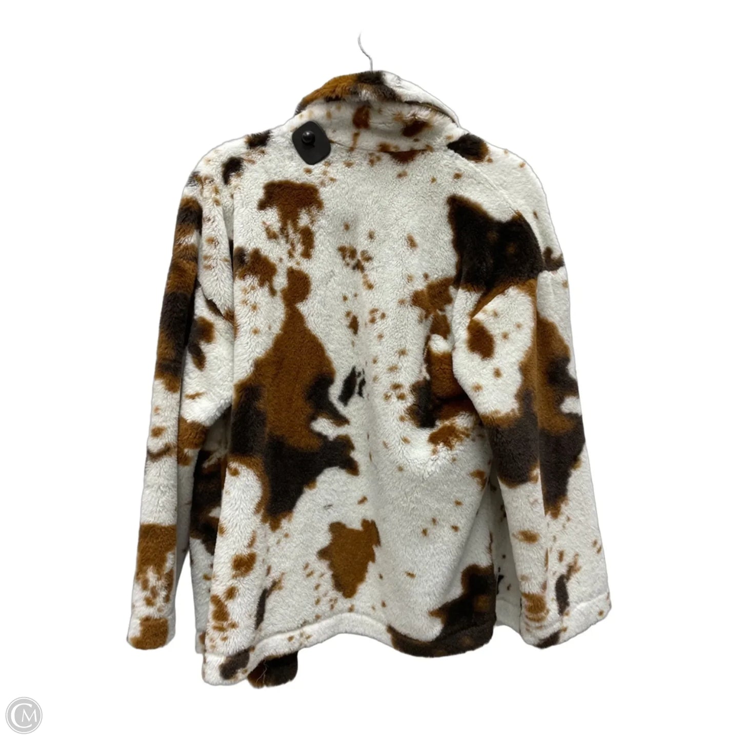Coat Faux Fur & Sherpa By Shein In Animal Print, Size: S