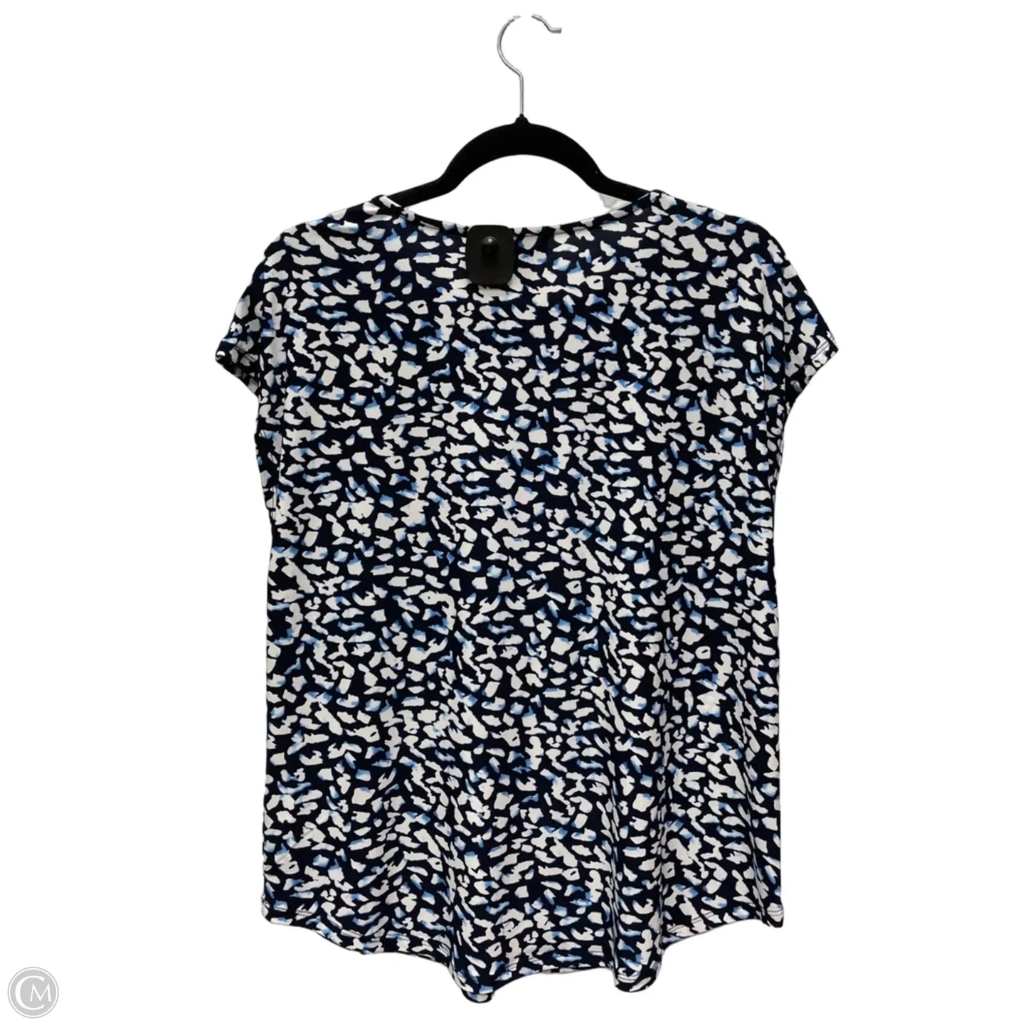 Top Sleeveless By Jones New York In Blue & White, Size: M