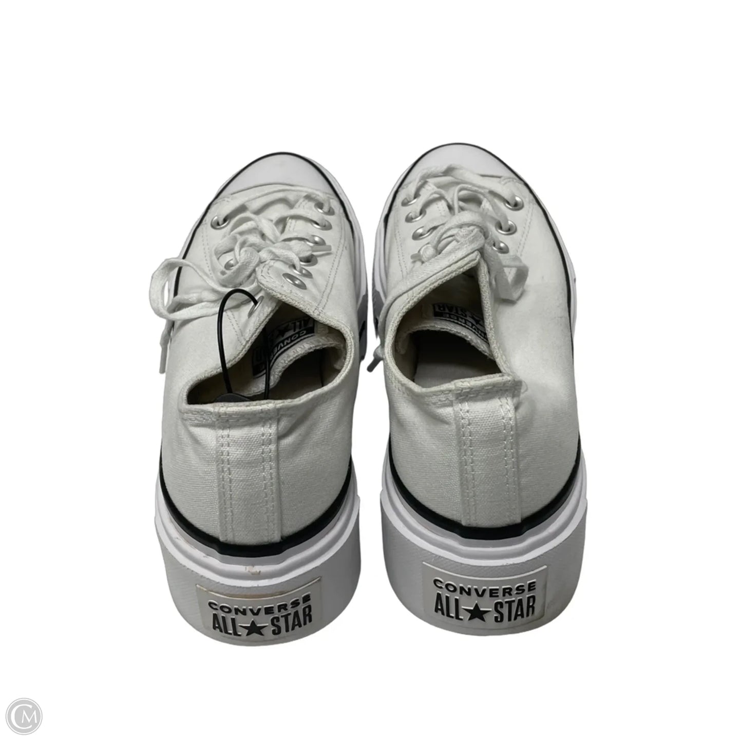 Shoes Sneakers Platform By Converse In Black & White, Size: 10