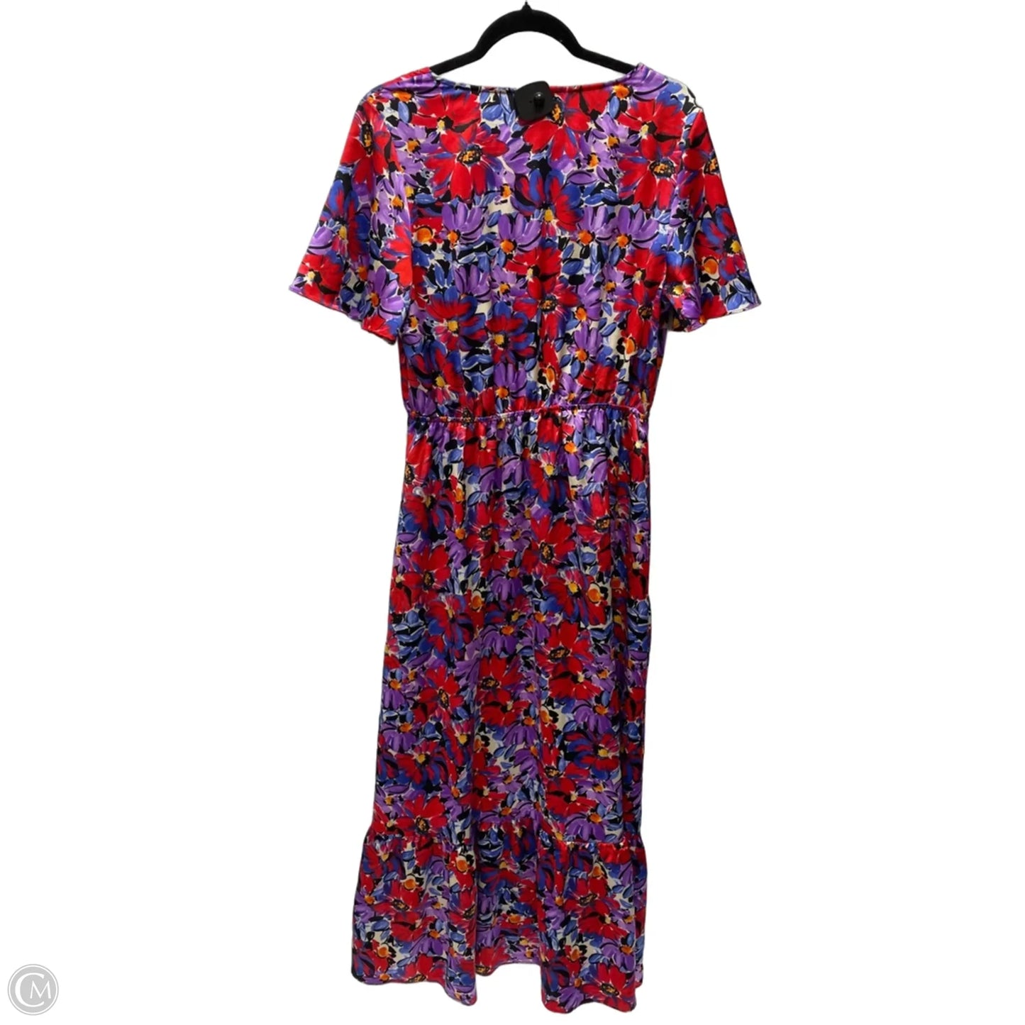 Dress Casual Maxi By Caribbean Joe In Floral Print, Size: M