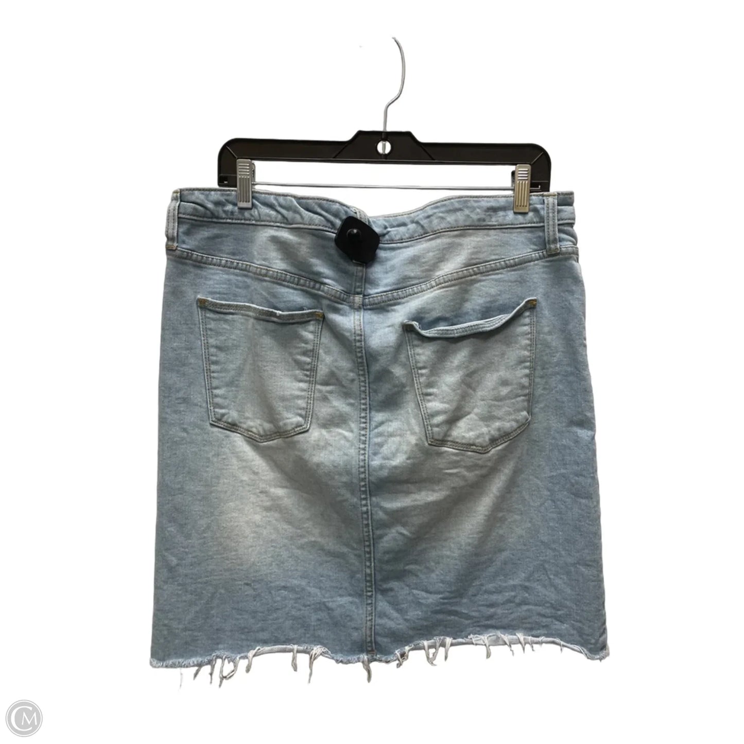 Skirt Mini & Short By Universal Thread In Blue Denim, Size: 16