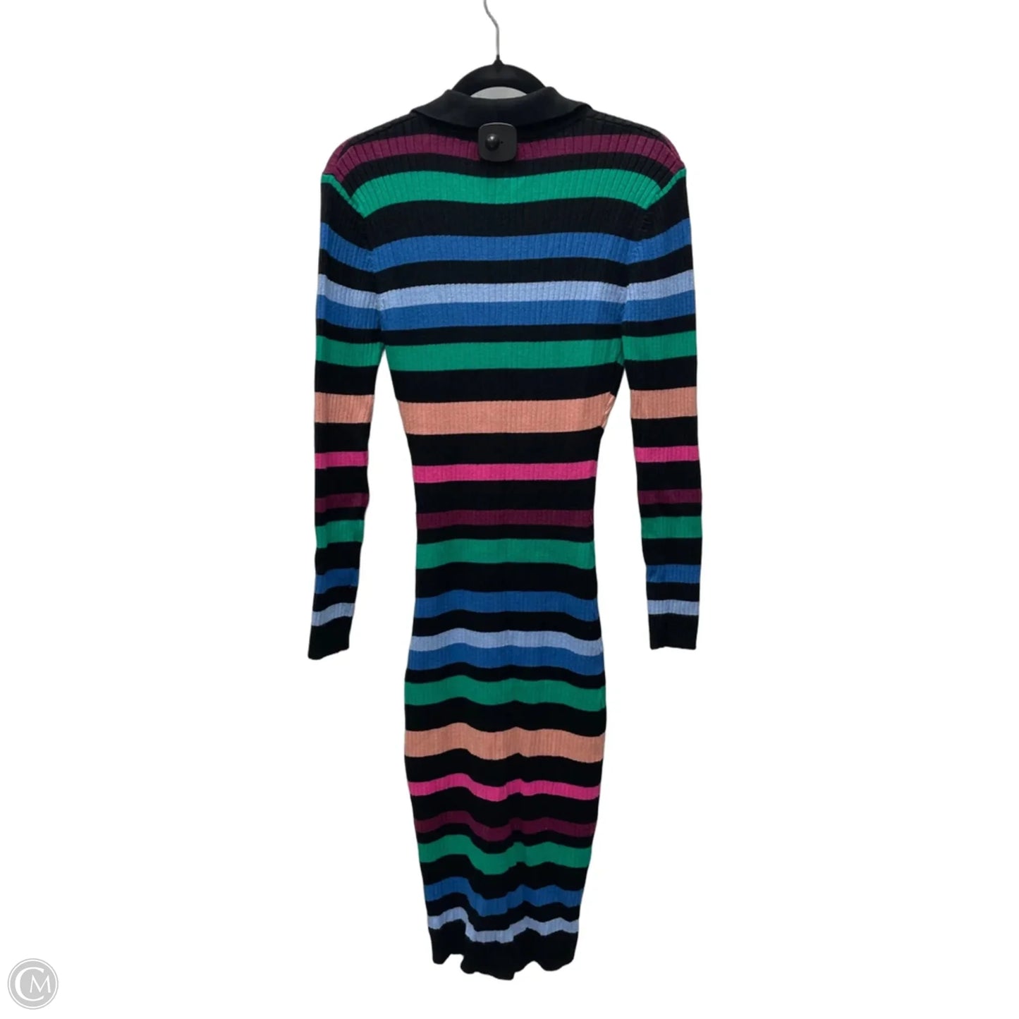 Dress Casual Maxi By Express In Striped Pattern, Size: 0