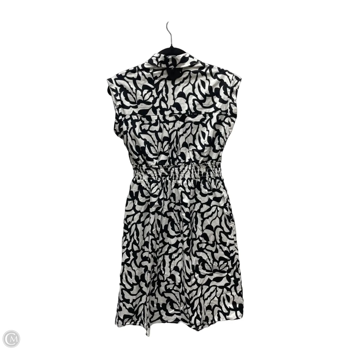 Dress Casual Short By Monteau In Black & White, Size: L