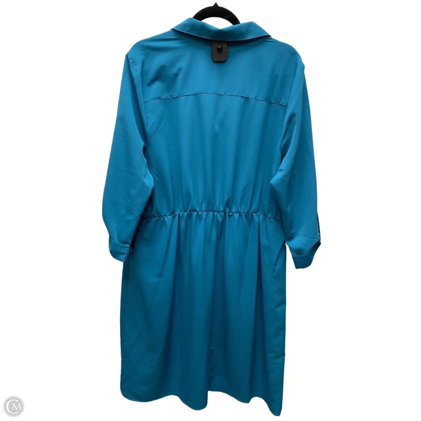 Dress Party Midi By Clothes Mentor In Blue, Size: 2x