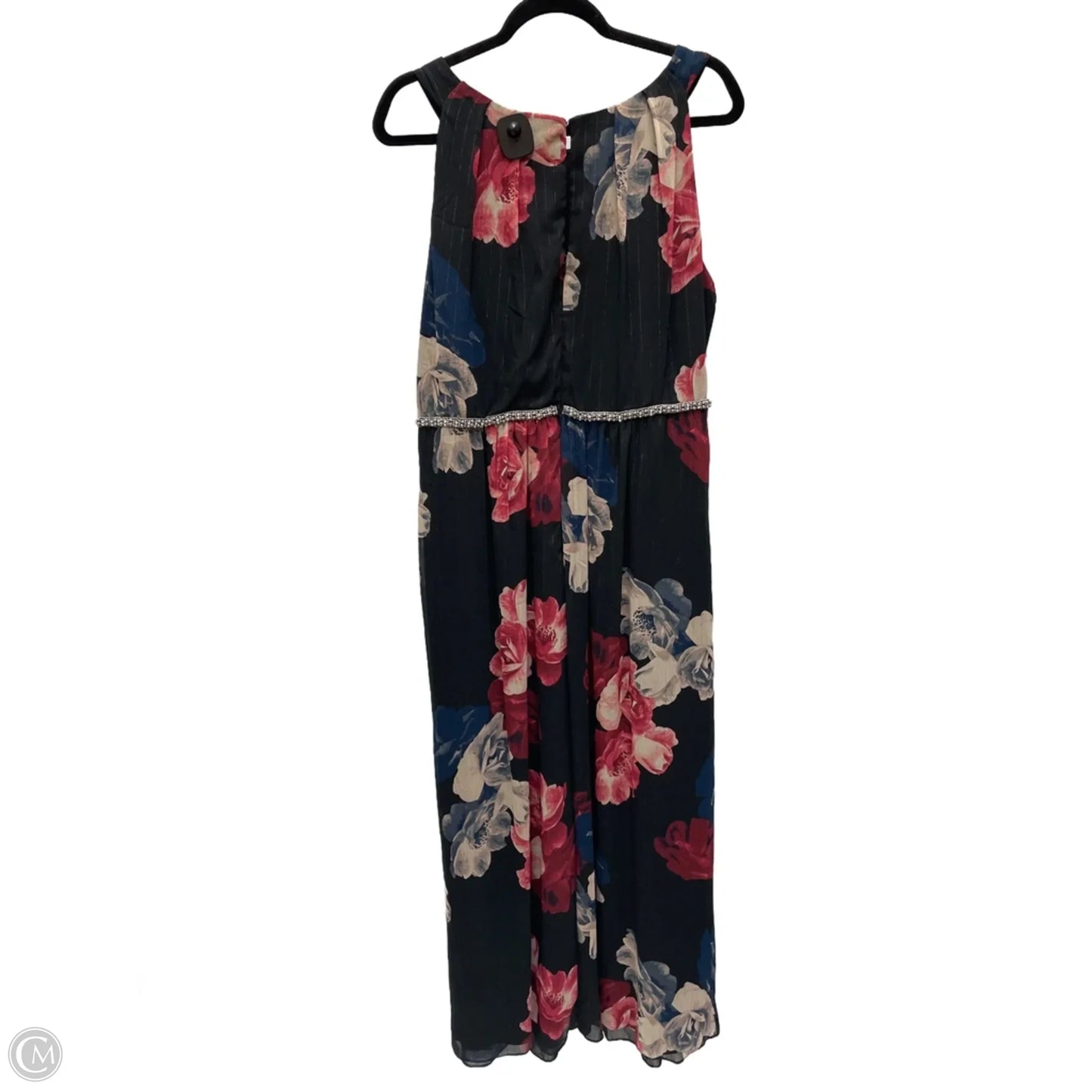 Dress Party Long By Clothes Mentor In Floral Print, Size: 2x
