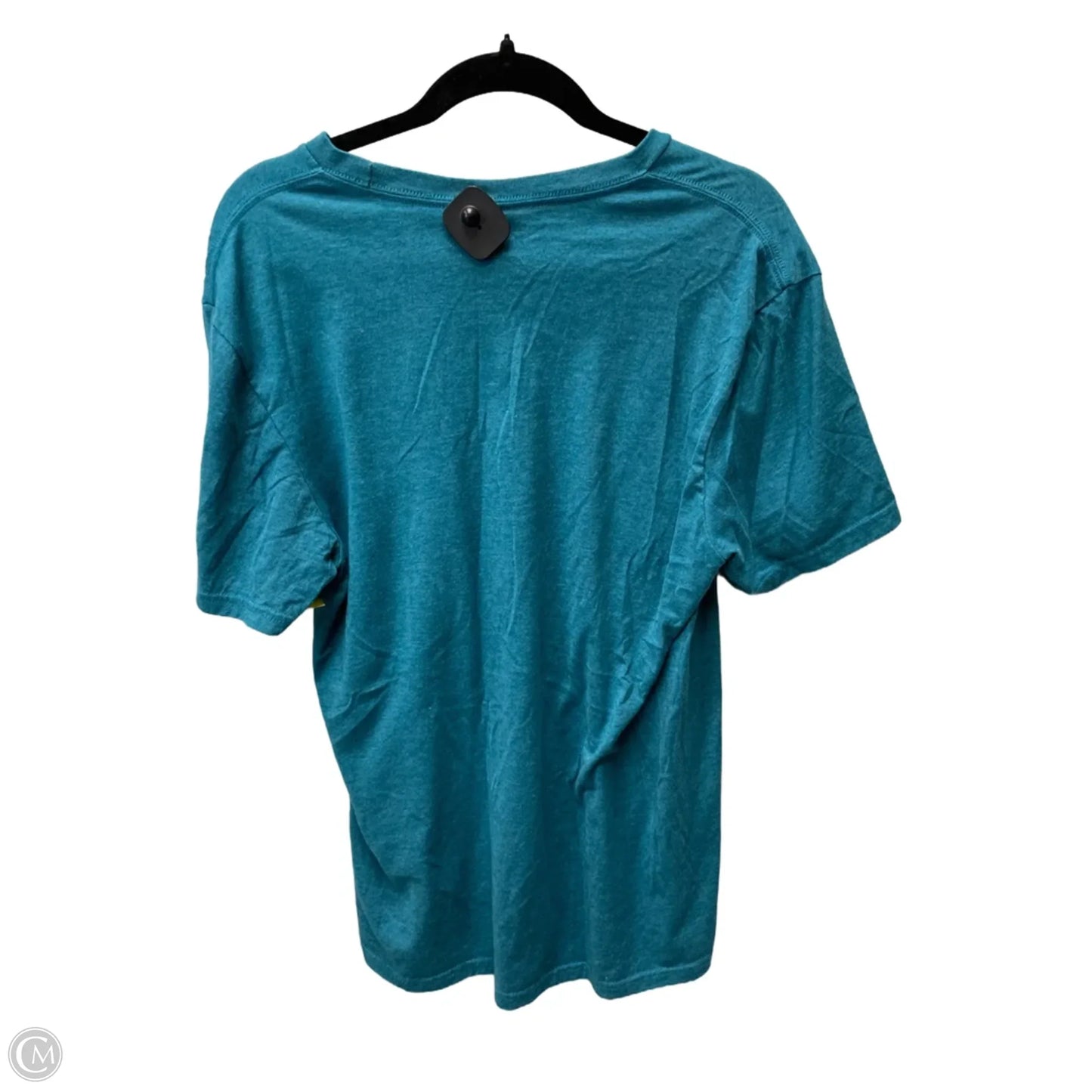 Top Short Sleeve By Clothes Mentor In Blue & Brown, Size: L