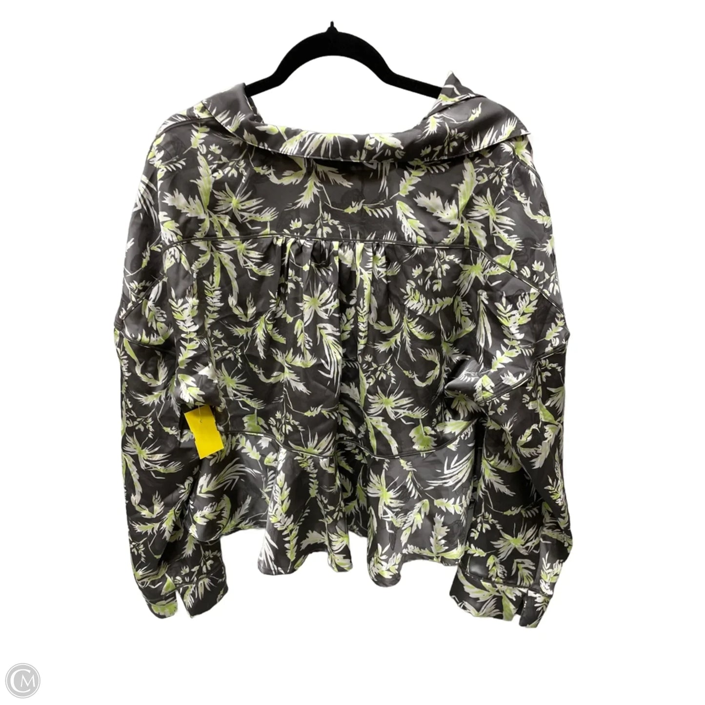 Top Long Sleeve By Free People In Floral Print, Size: M