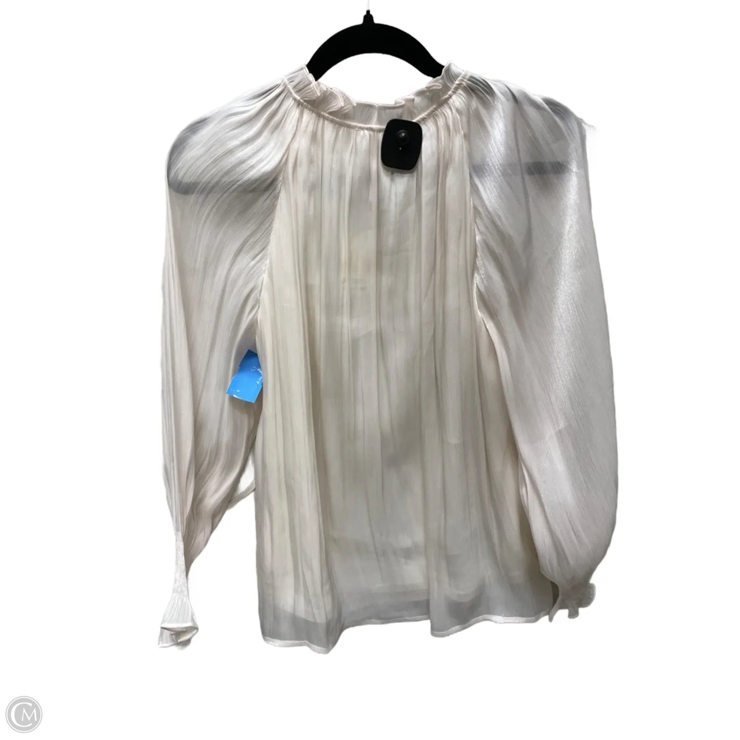 Blouse Long Sleeve By Jodifl In Cream, Size: S