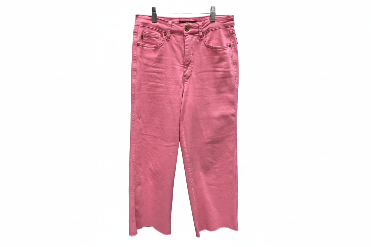 Jeans Straight By Judy Blue In Pink Denim, Size: 2
