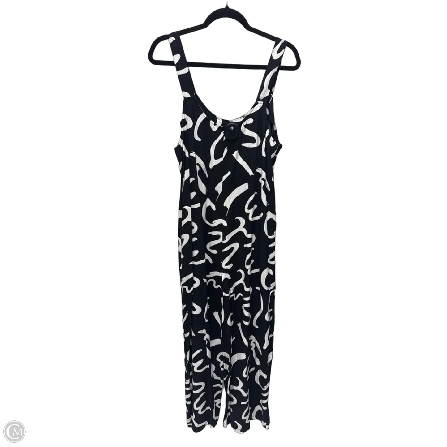 Jumpsuit By Emery Rose In Geometric Pattern, Size: Xl