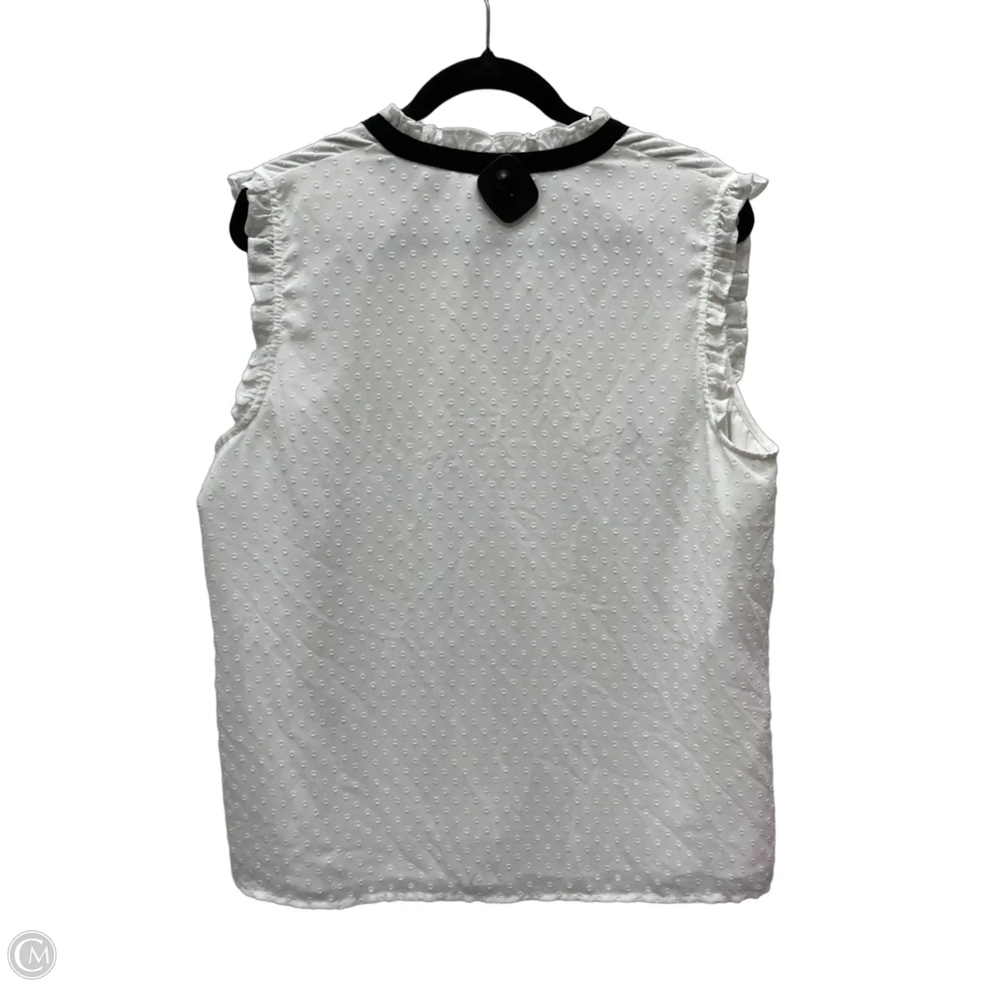 Top Sleeveless By Elle In Polkadot Pattern, Size: L