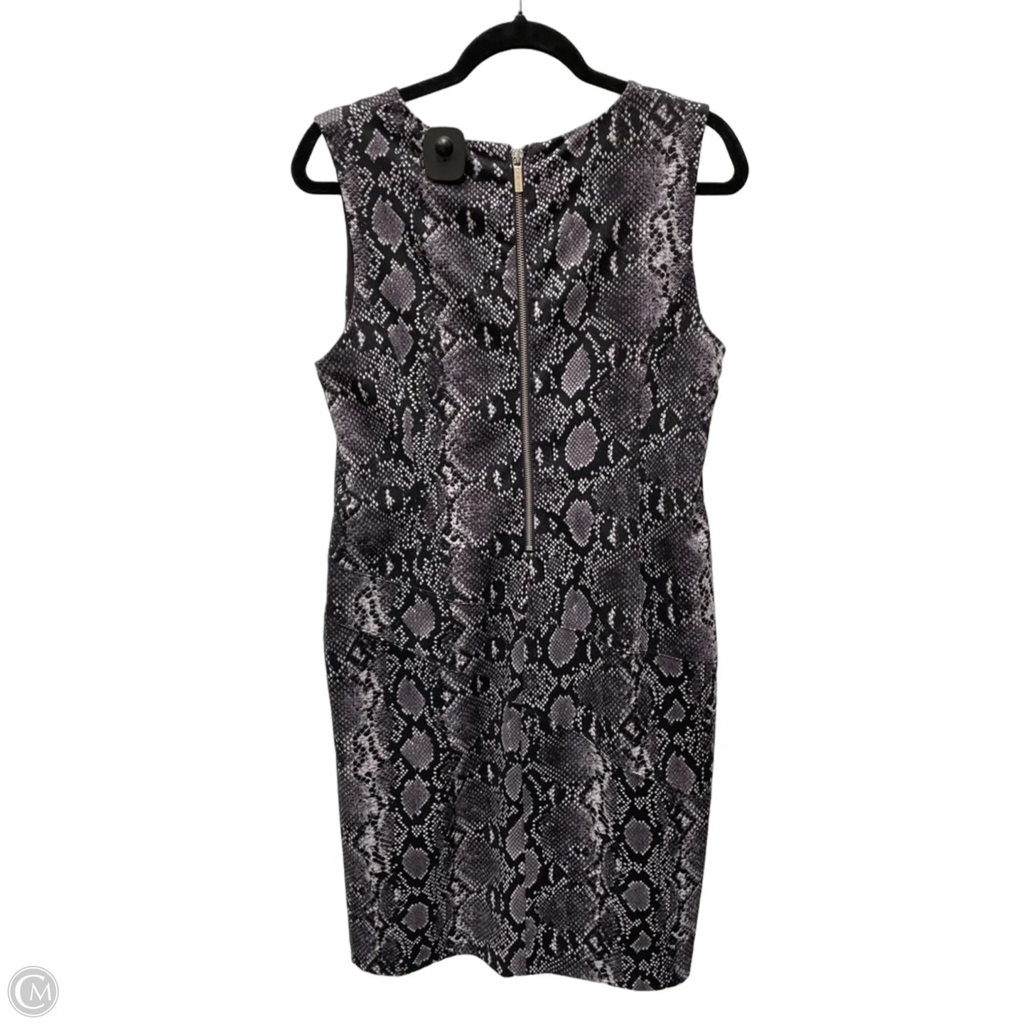 Dress Casual Short By Michael By Michael Kors In Snakeskin Print, Size: L