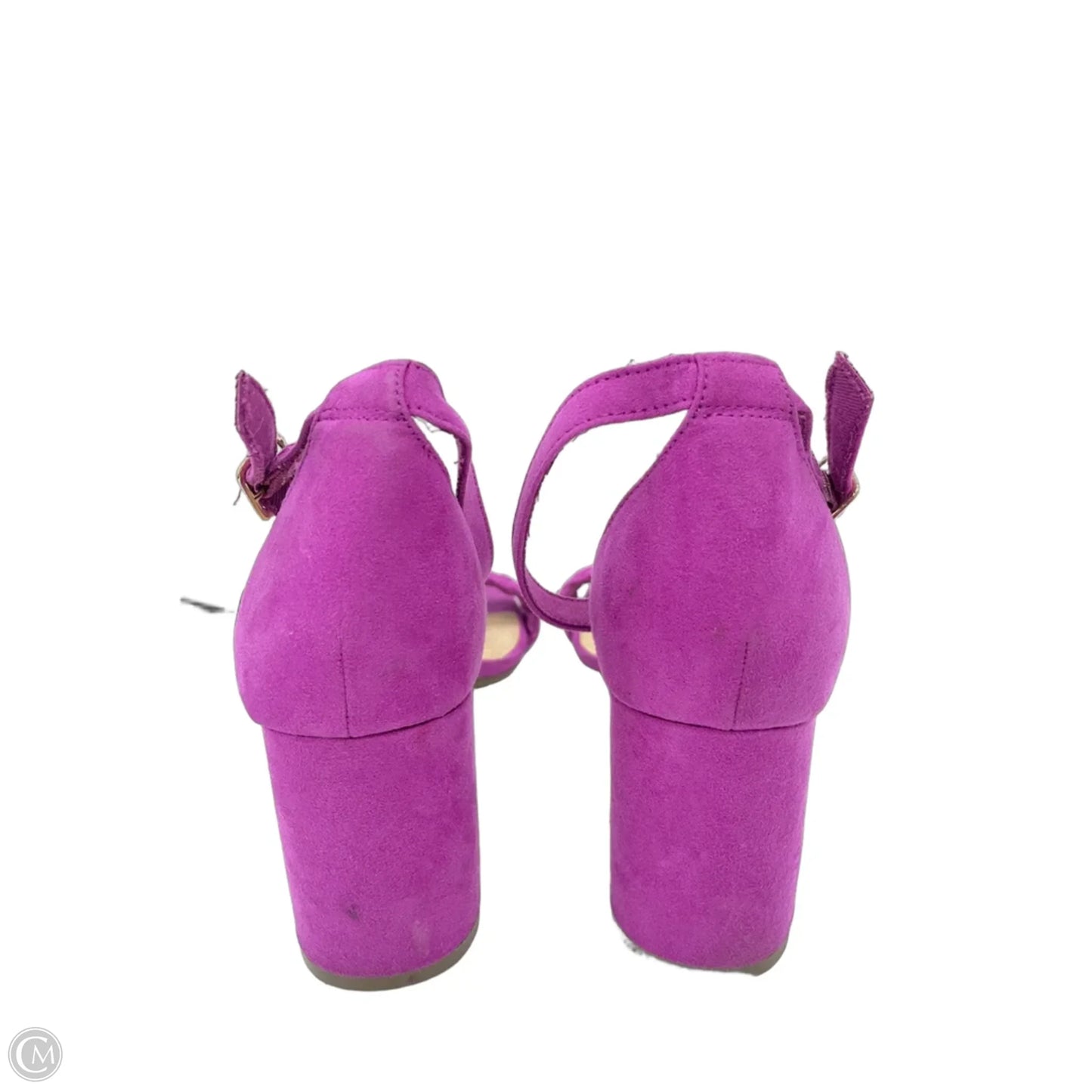 Sandals Heels Block By Old Navy In Purple, Size: 9
