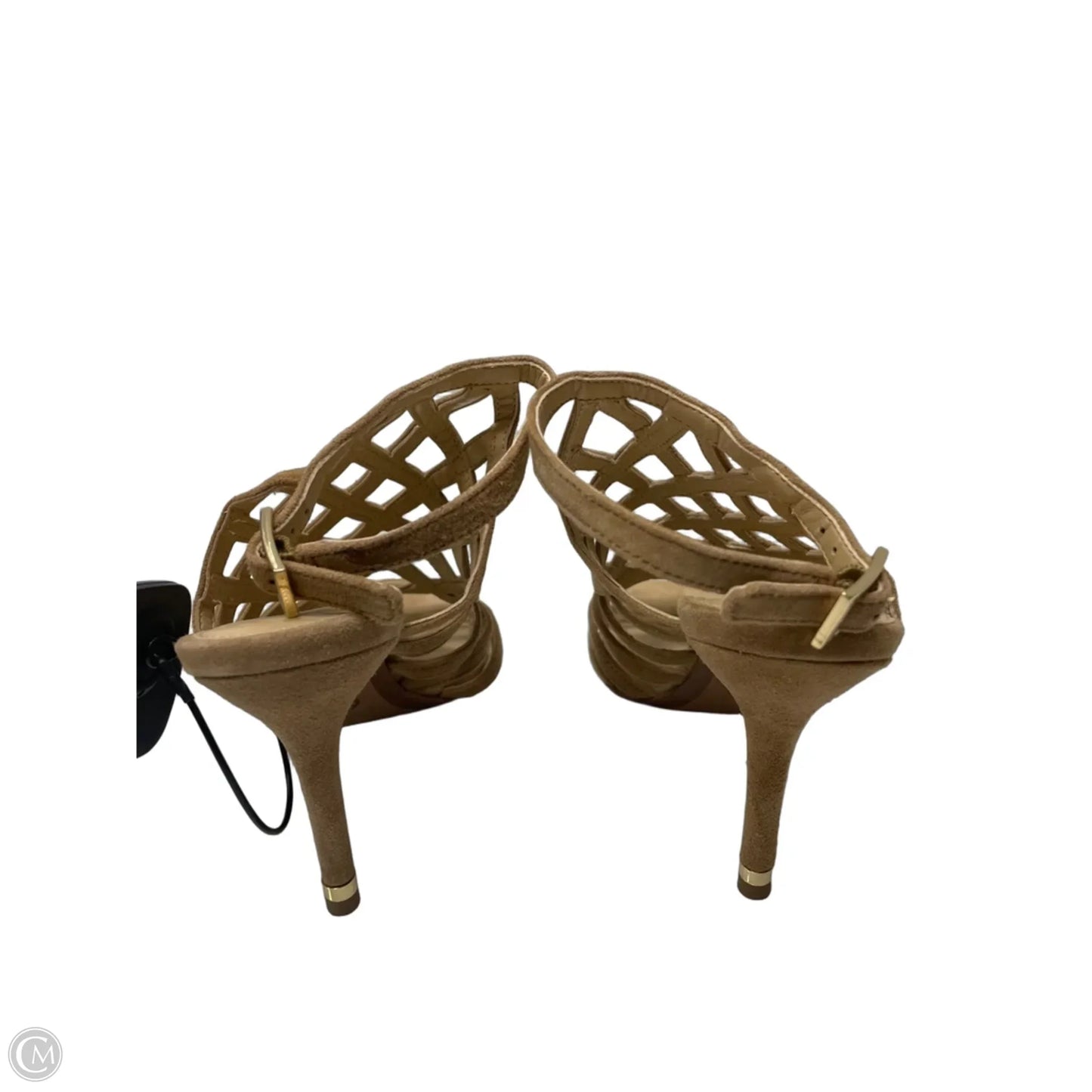 Sandals Heels Stiletto By Michael By Michael Kors In Tan, Size: 6