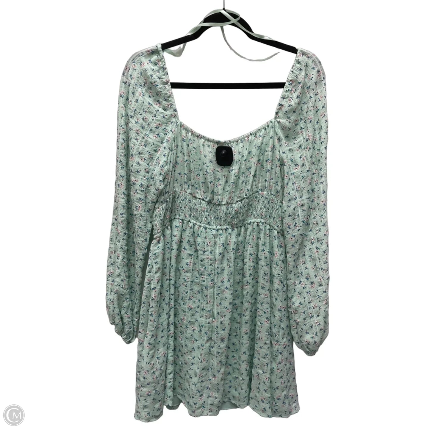 Dress Casual Short By Clothes Mentor In Floral Print, Size: Xl