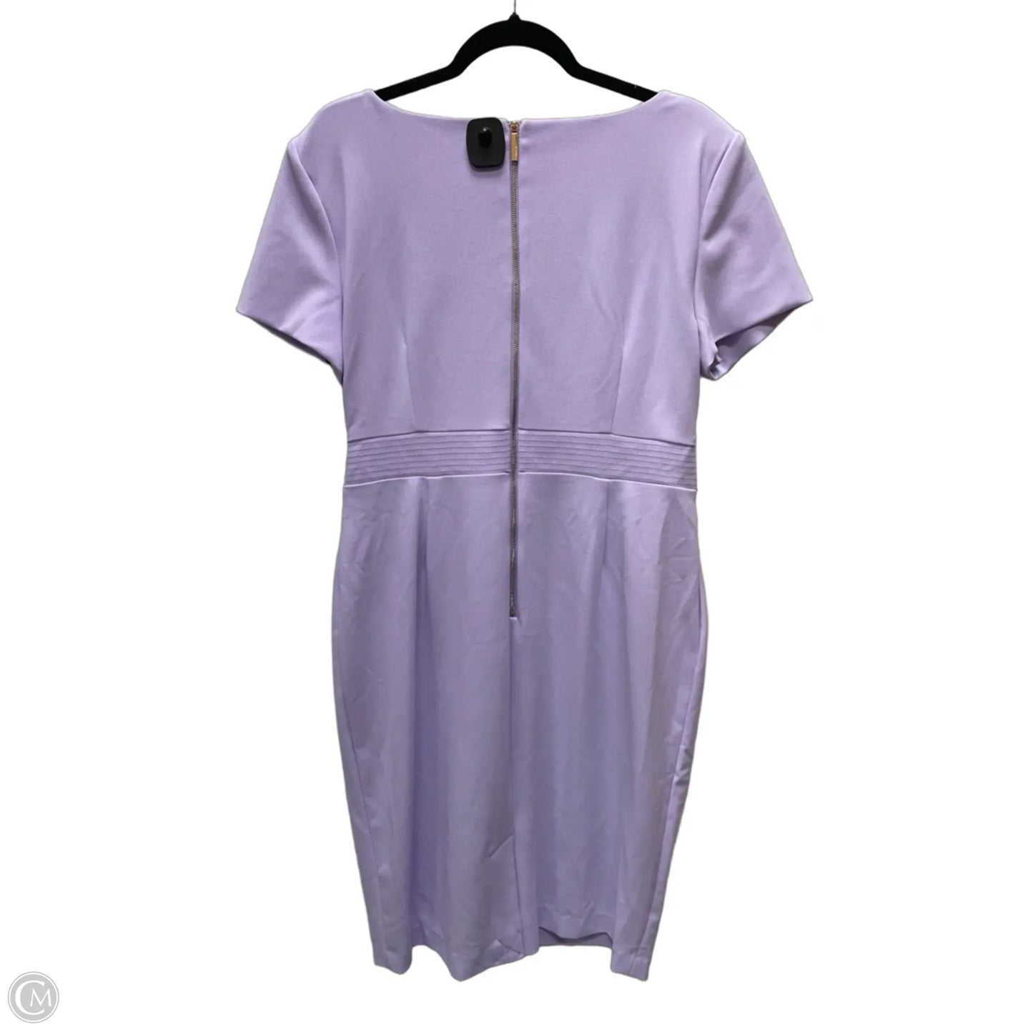 Dress Party Midi By Calvin Klein In Purple, Size: L