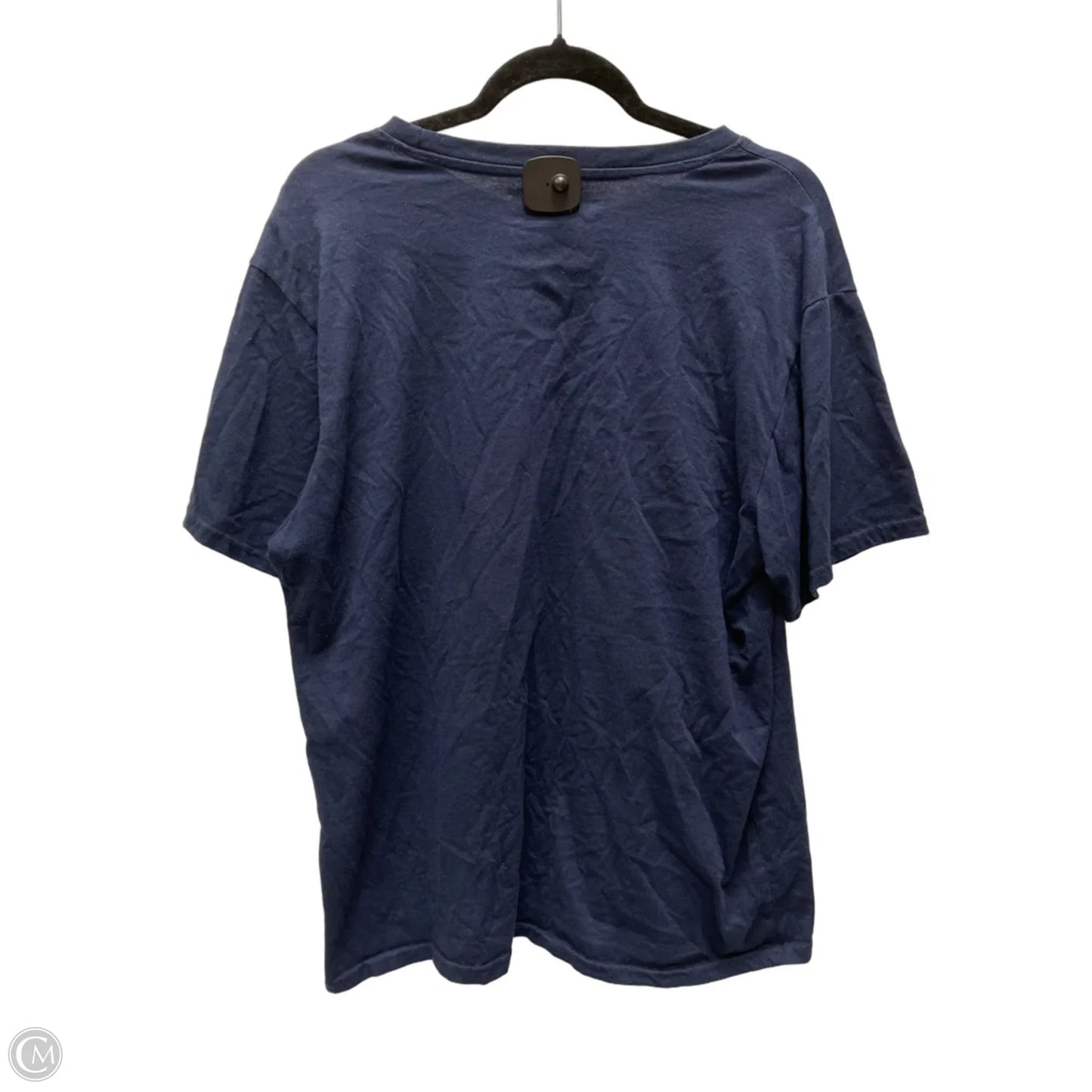 Top Short Sleeve By Clothes Mentor In Navy, Size: Xl