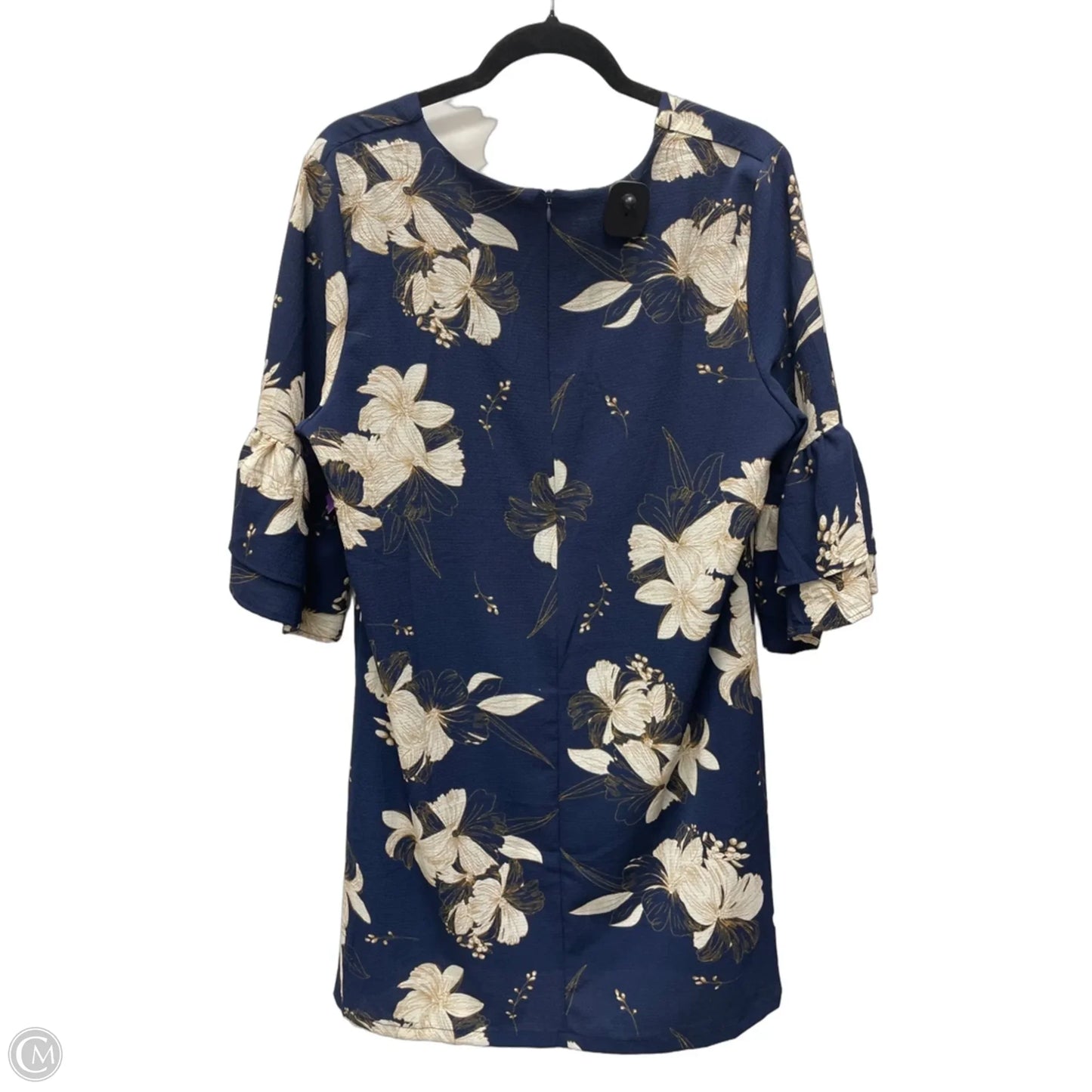 Dress Party Short By Clothes Mentor In Floral Print, Size: Xl