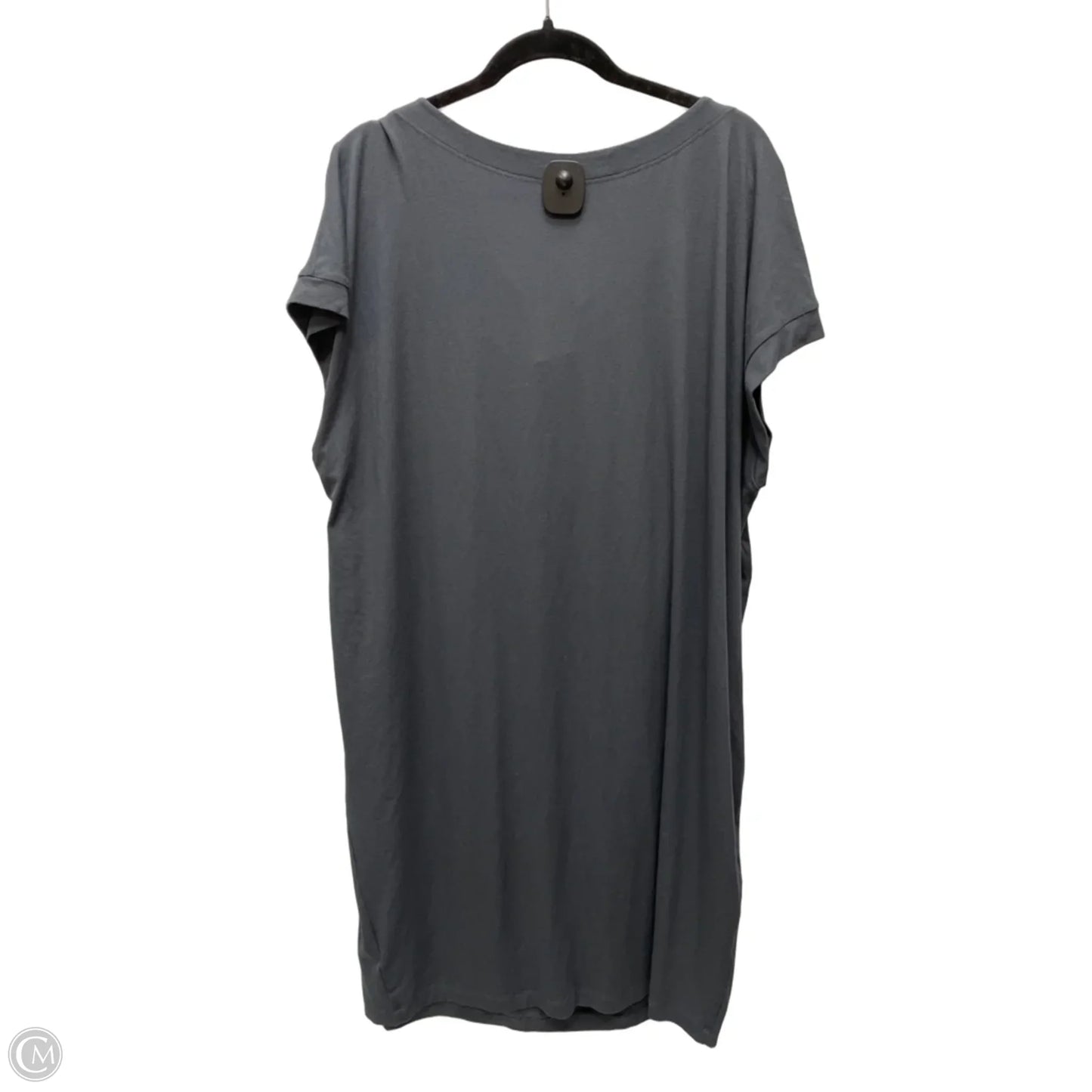 Dress Casual Midi By Eileen Fisher In Grey, Size: Xl