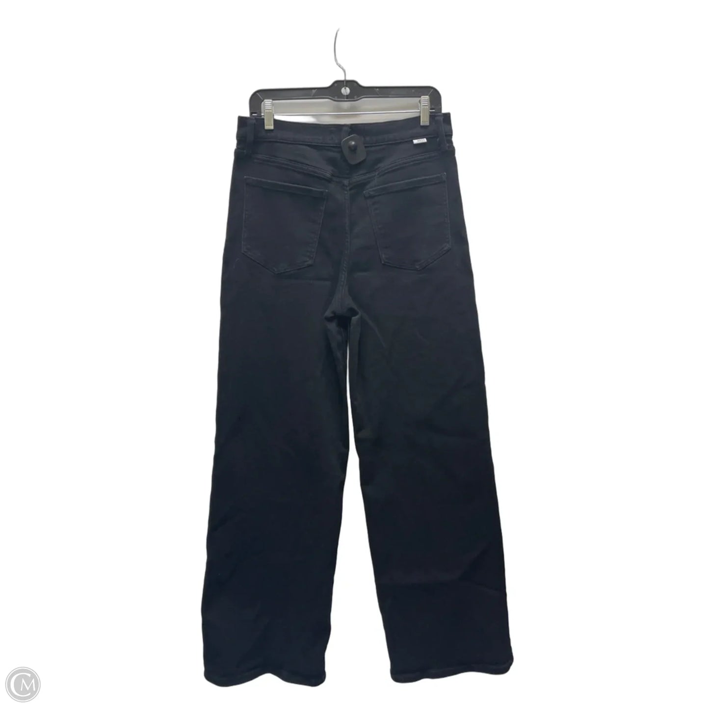 Jeans Wide Leg By Daze In Black Denim, Size: 10