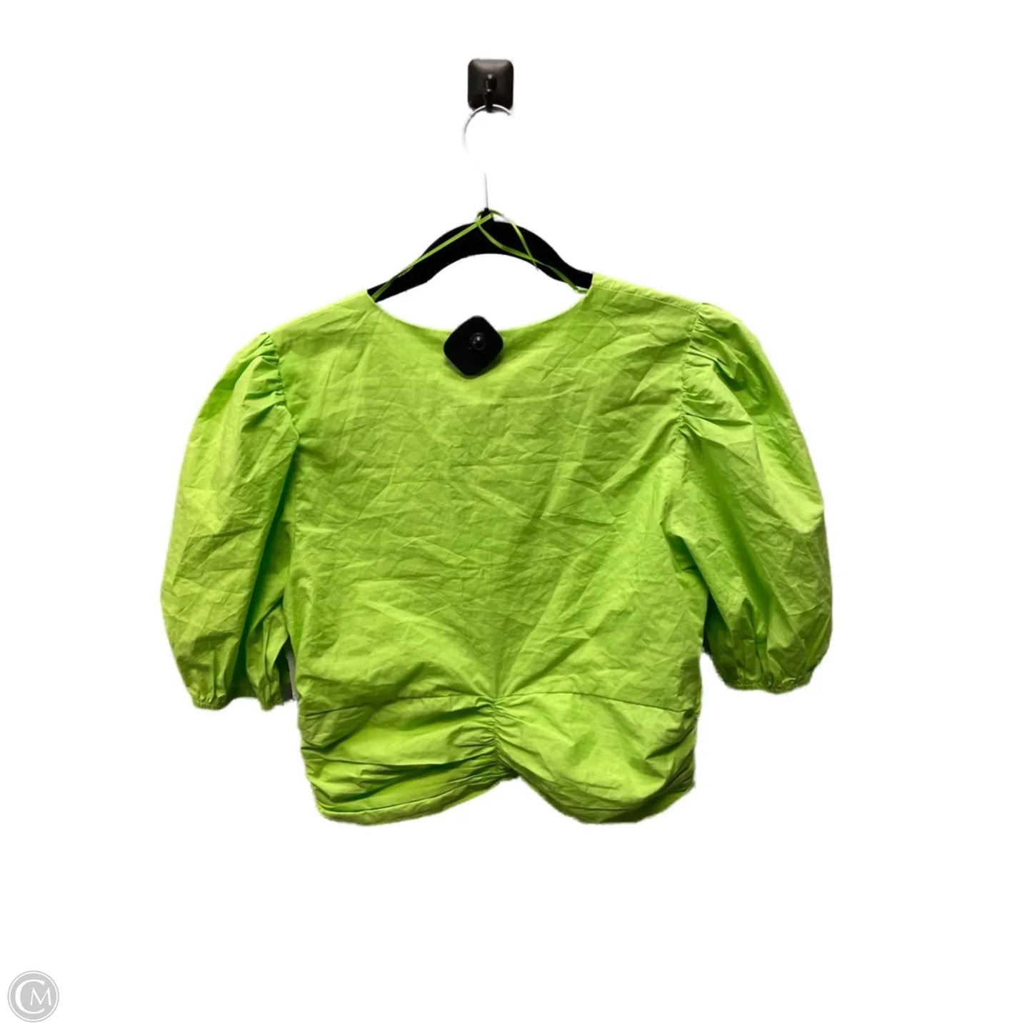 Top Short Sleeve By English Factory In Green, Size: L