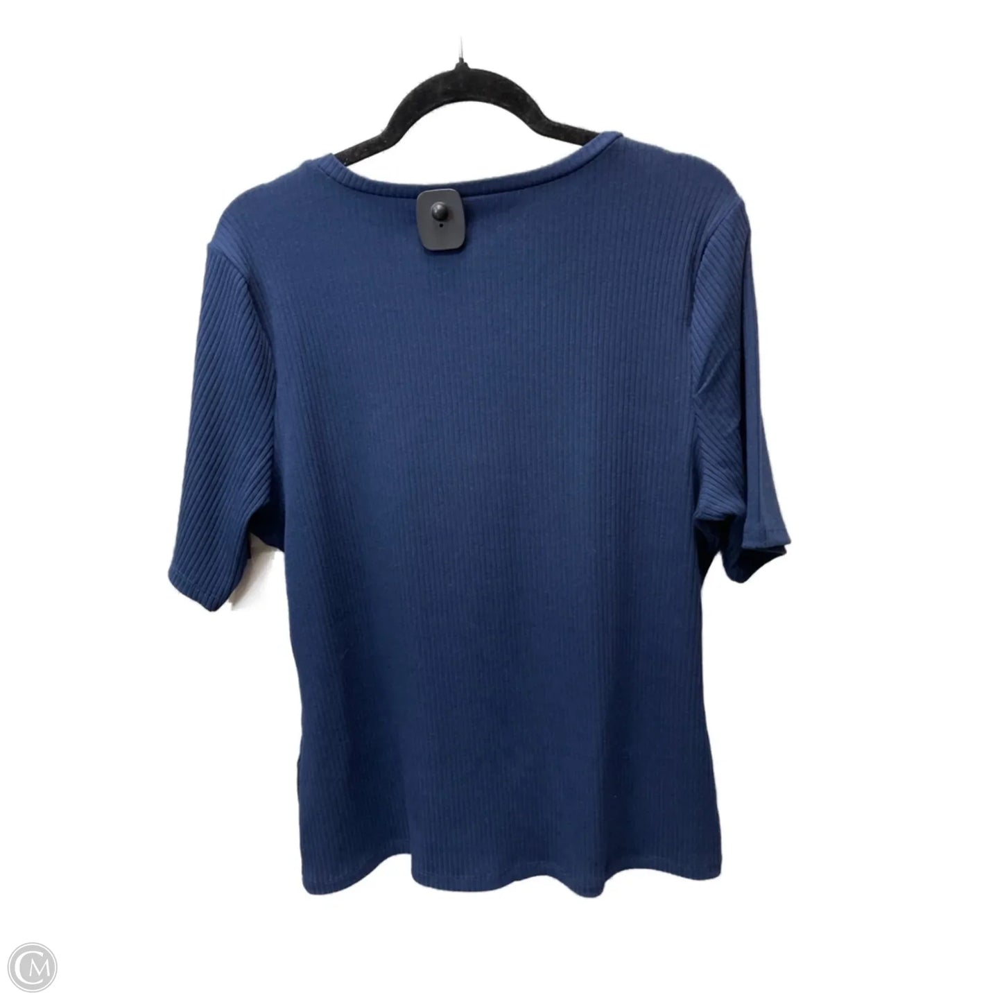 Top Short Sleeve By International Concepts In Navy, Size: Xl