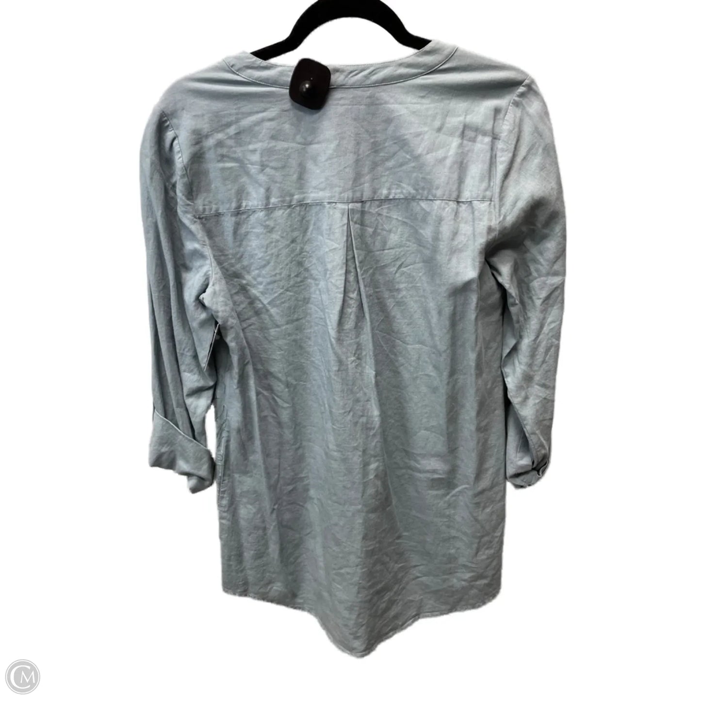 Tunic Long Sleeve By Soft Surroundings In Blue, Size: S