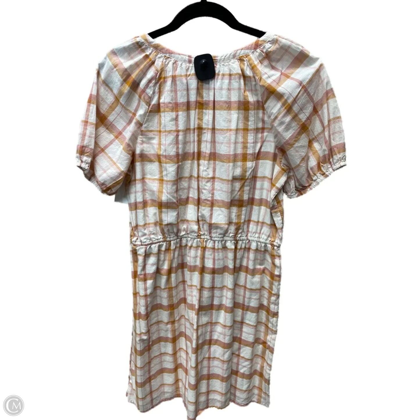 Dress Casual Short By Loft In Plaid Pattern, Size: L