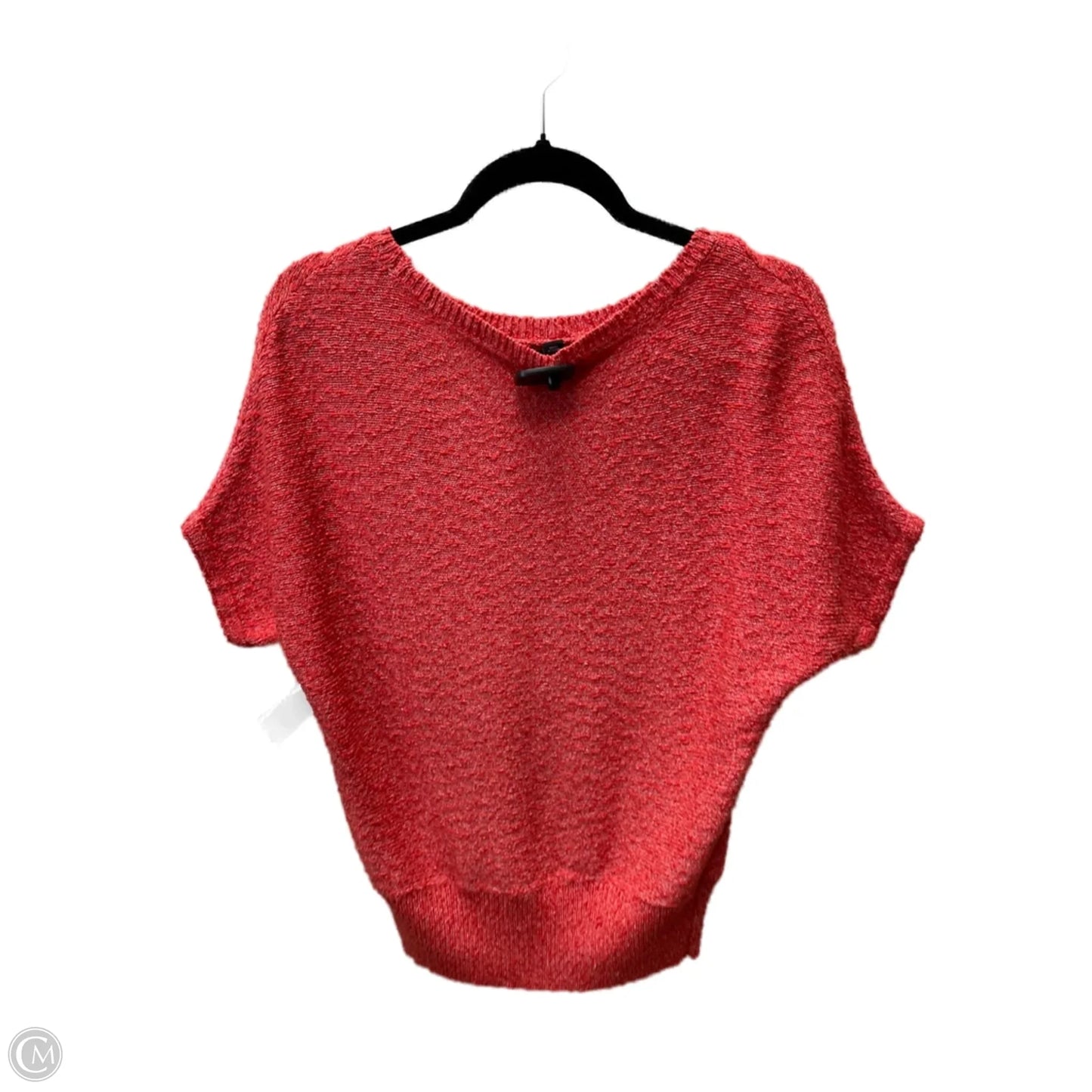 Sweater Short Sleeve By Ann Taylor In Orange, Size: S