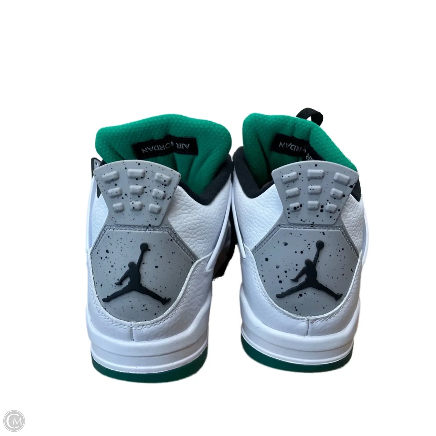 Shoes Sneakers By Nike In Green & White, Size: 10.5