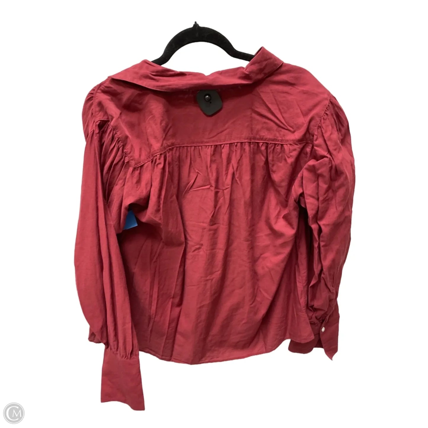 Top Long Sleeve By Madewell In Maroon, Size: M