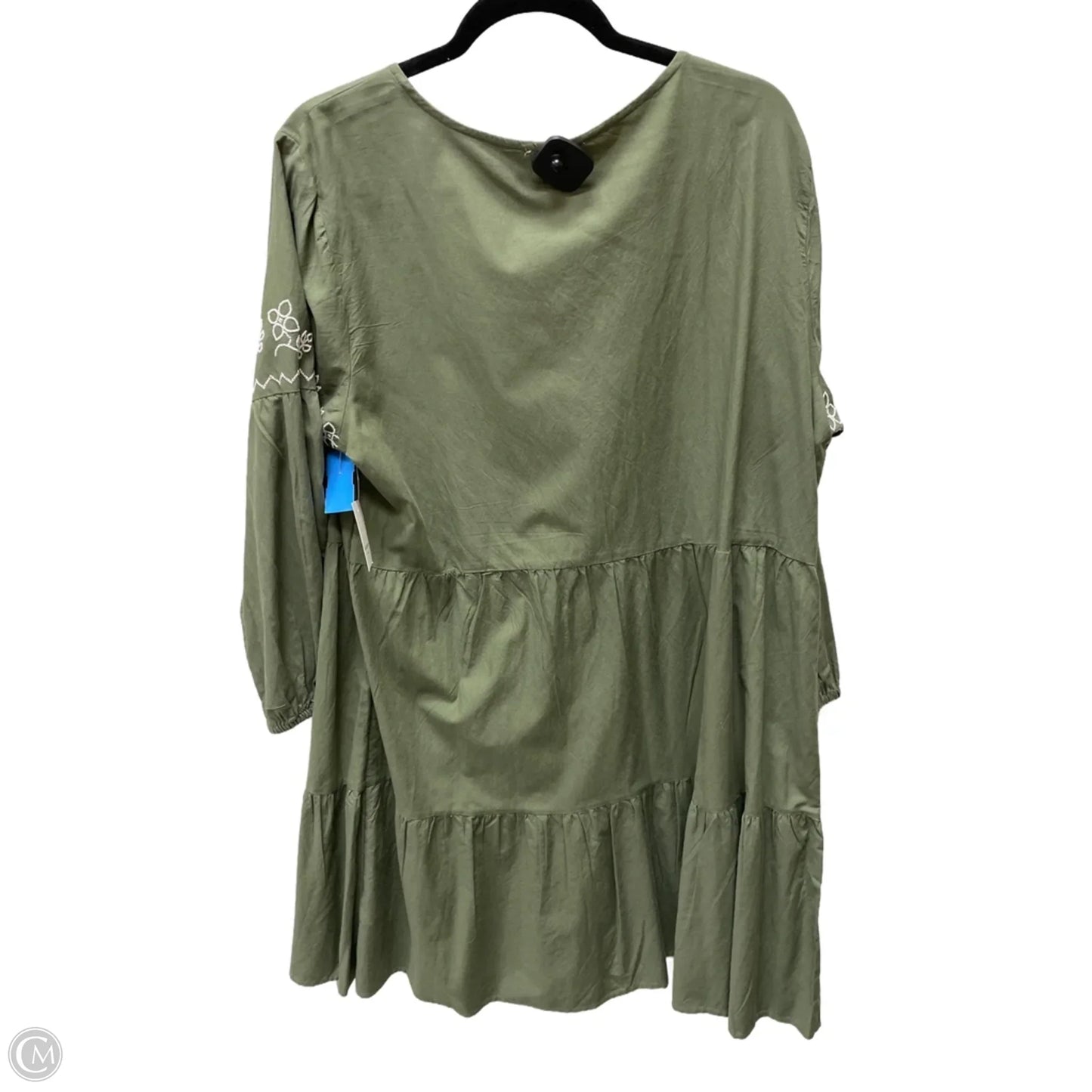 Dress Casual Short By Beachlunchlounge In Green, Size: Xl