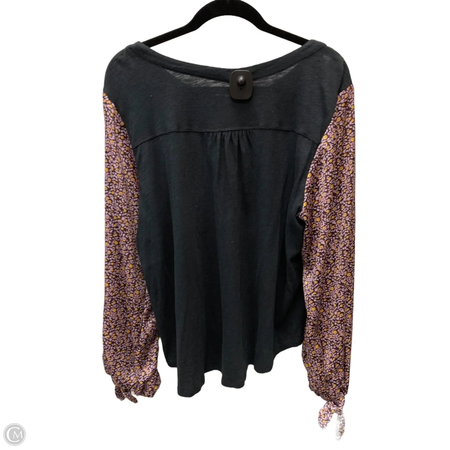 Top Long Sleeve By Anthropologie In Black, Size: Xl