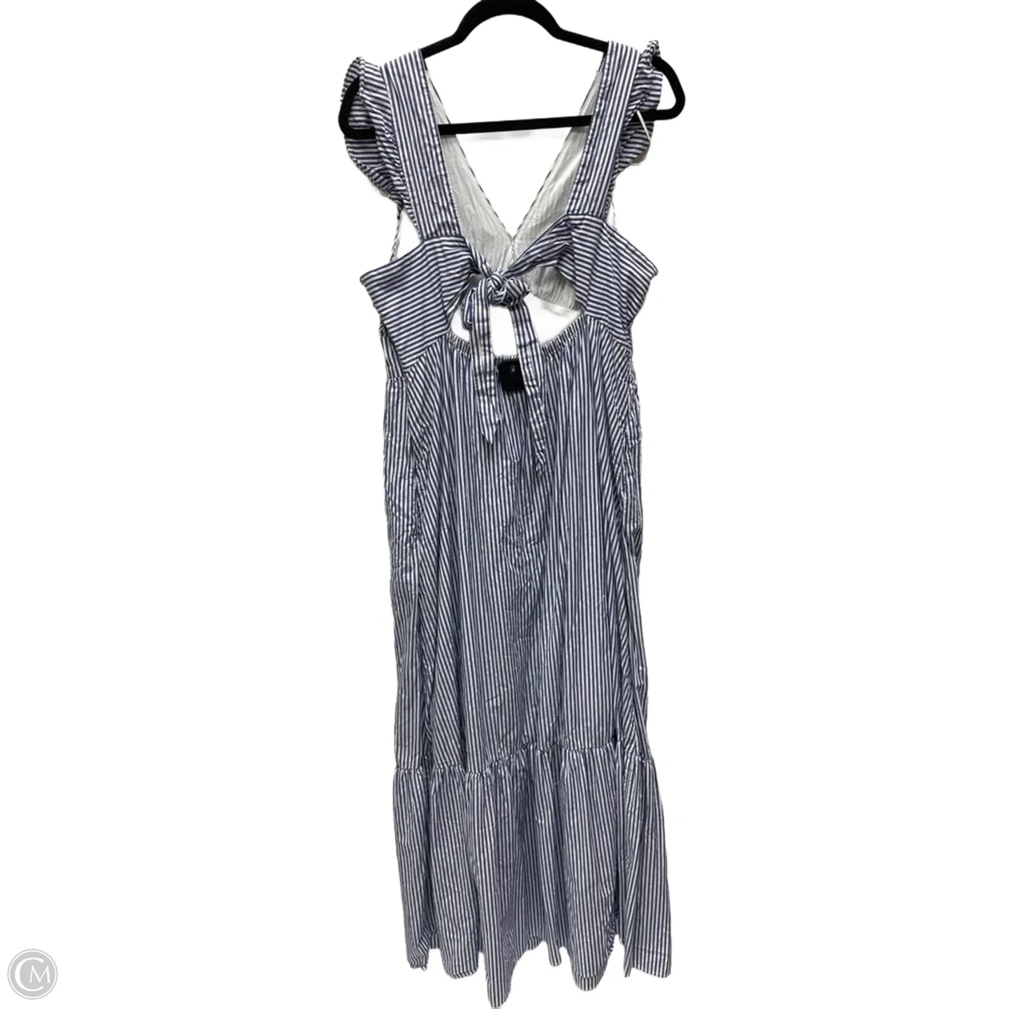 Dress Casual Maxi By Skies Are Blue In Striped Pattern, Size: Xl
