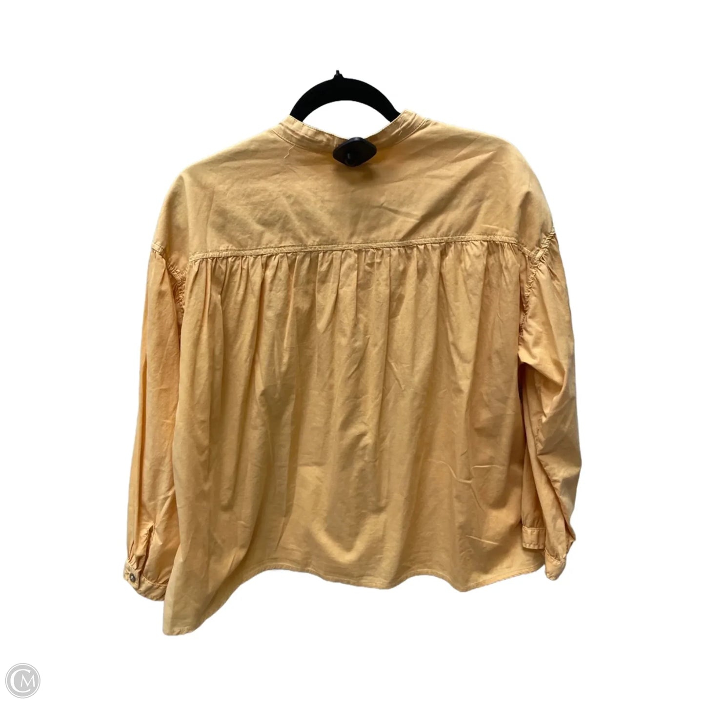 Top Long Sleeve By Mother In Orange, Size: L