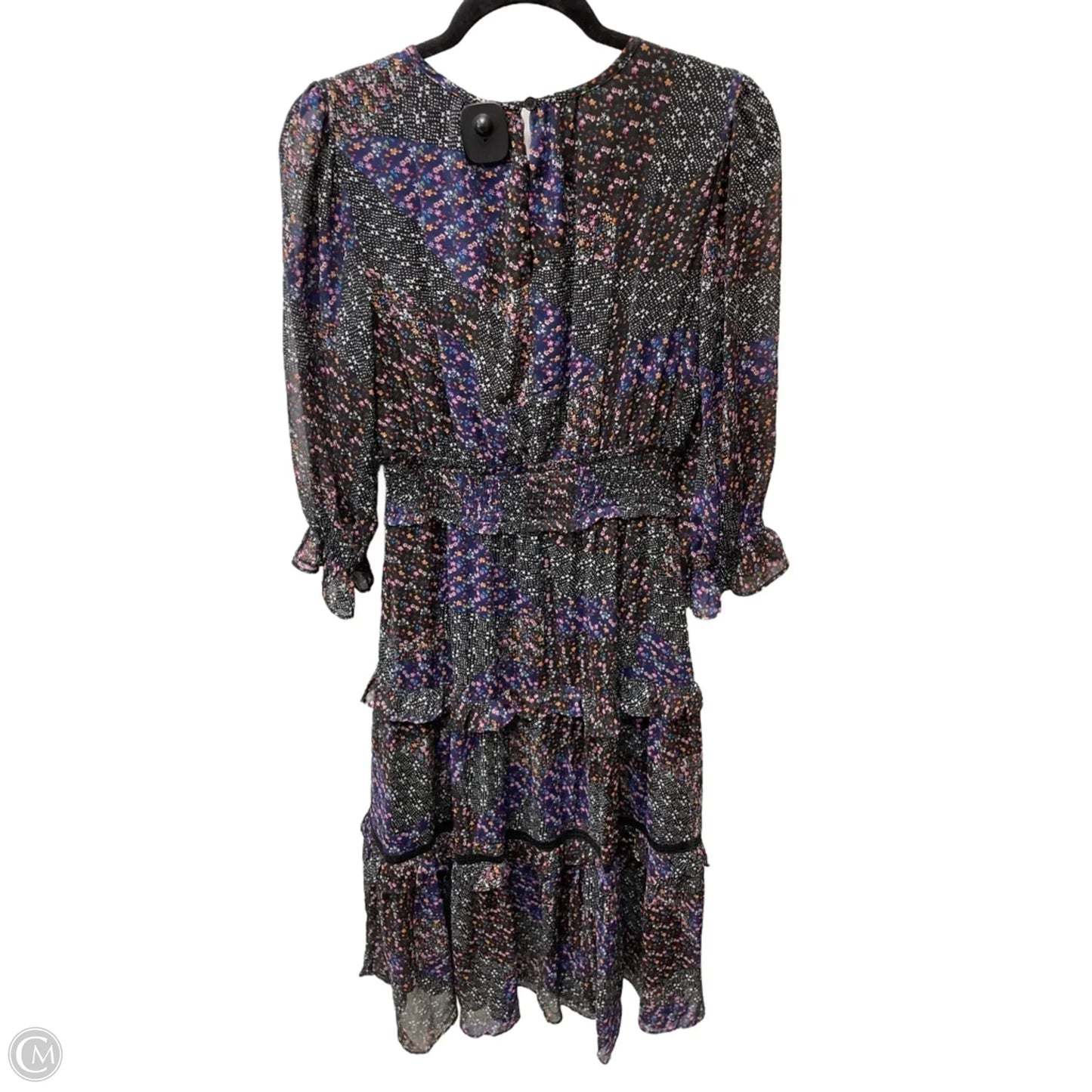 Dress Casual Midi By Lost & Wander - In Black Denim, Size: Xs