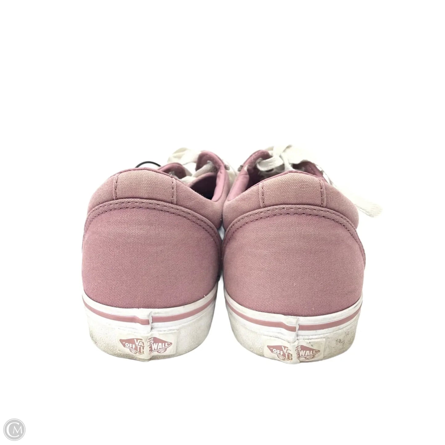 Shoes Sneakers By Vans In Pink & White, Size: 11