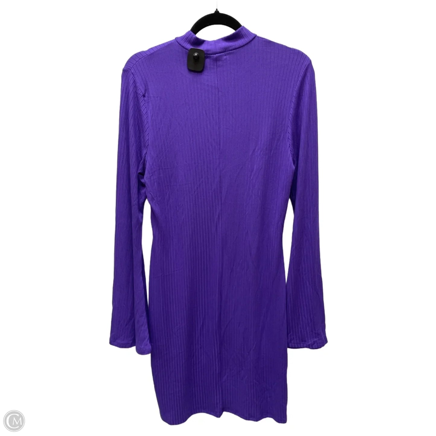 Dress Casual Short By Fashion Nova In Purple, Size: 2x