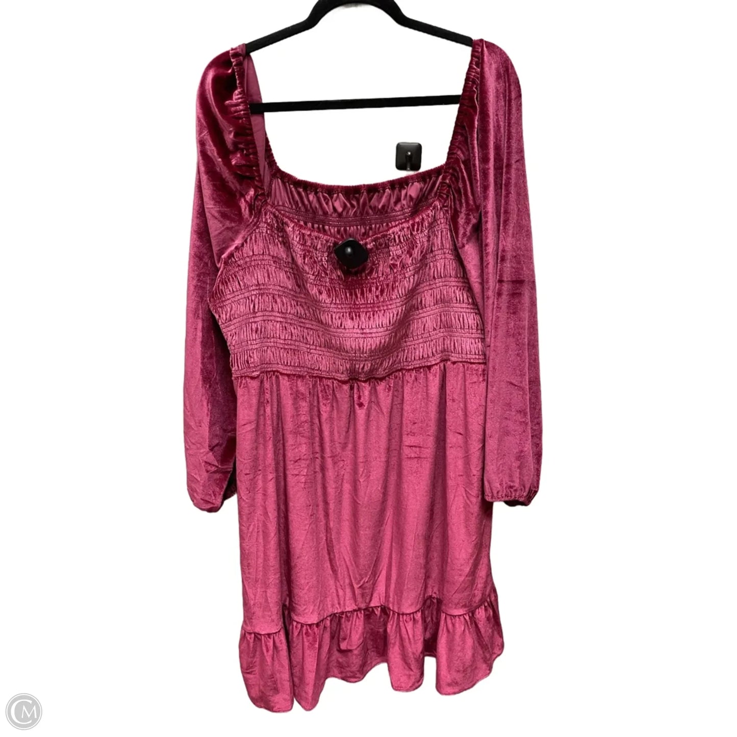 Dress Casual Short By Lc Lauren Conrad In Red, Size: 2x