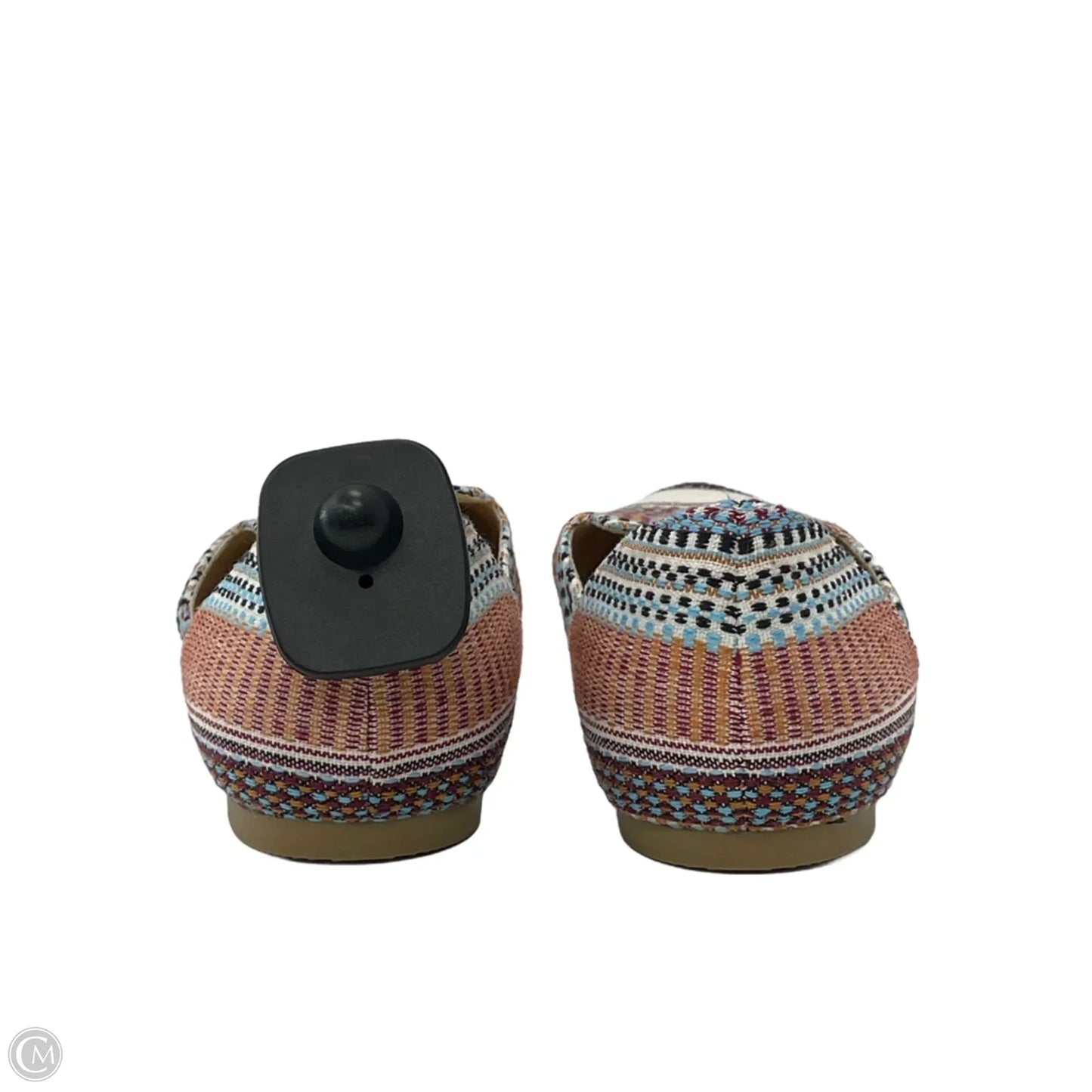 Shoes Flats By Restricted In Brown & Cream, Size: 10