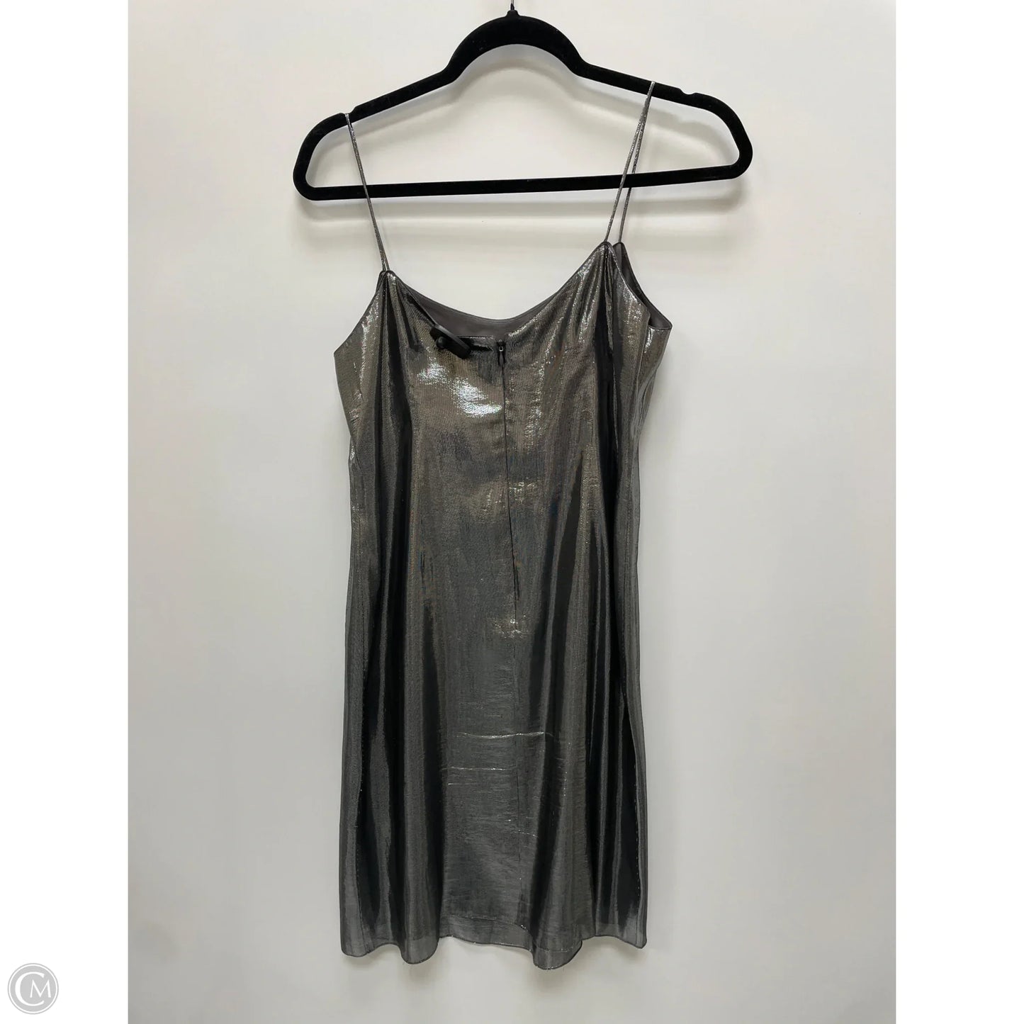 Dress Party Short By Rickie Freeman Teri Jon In Silver, Size: M