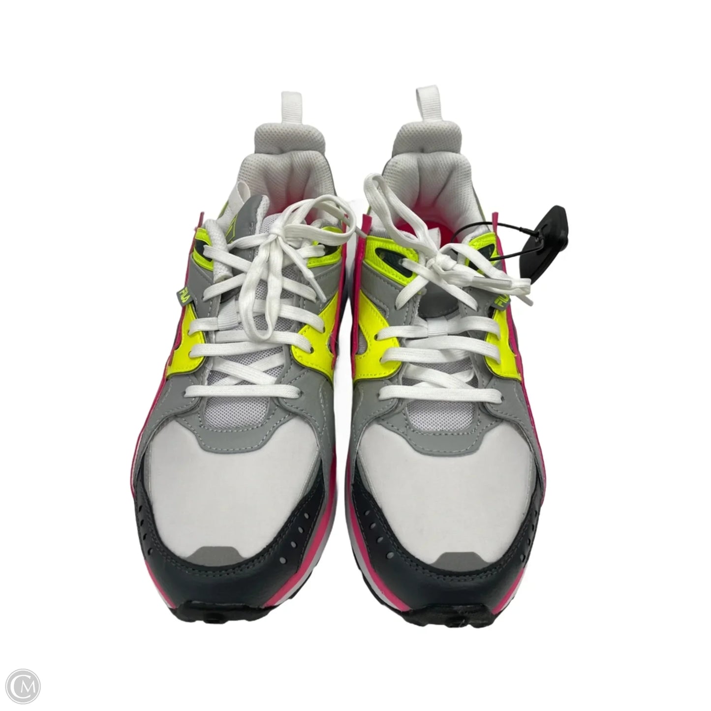 Shoes Sneakers By Fila In Purple & Yellow, Size: 11