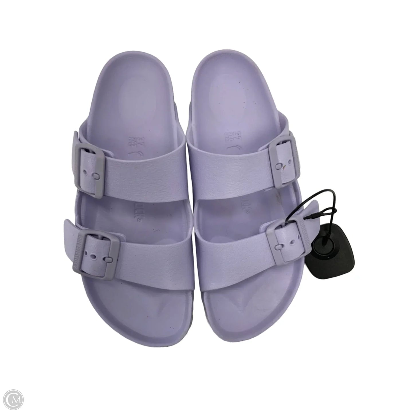 Sandals Flats By Birkenstock In Purple, Size: 7