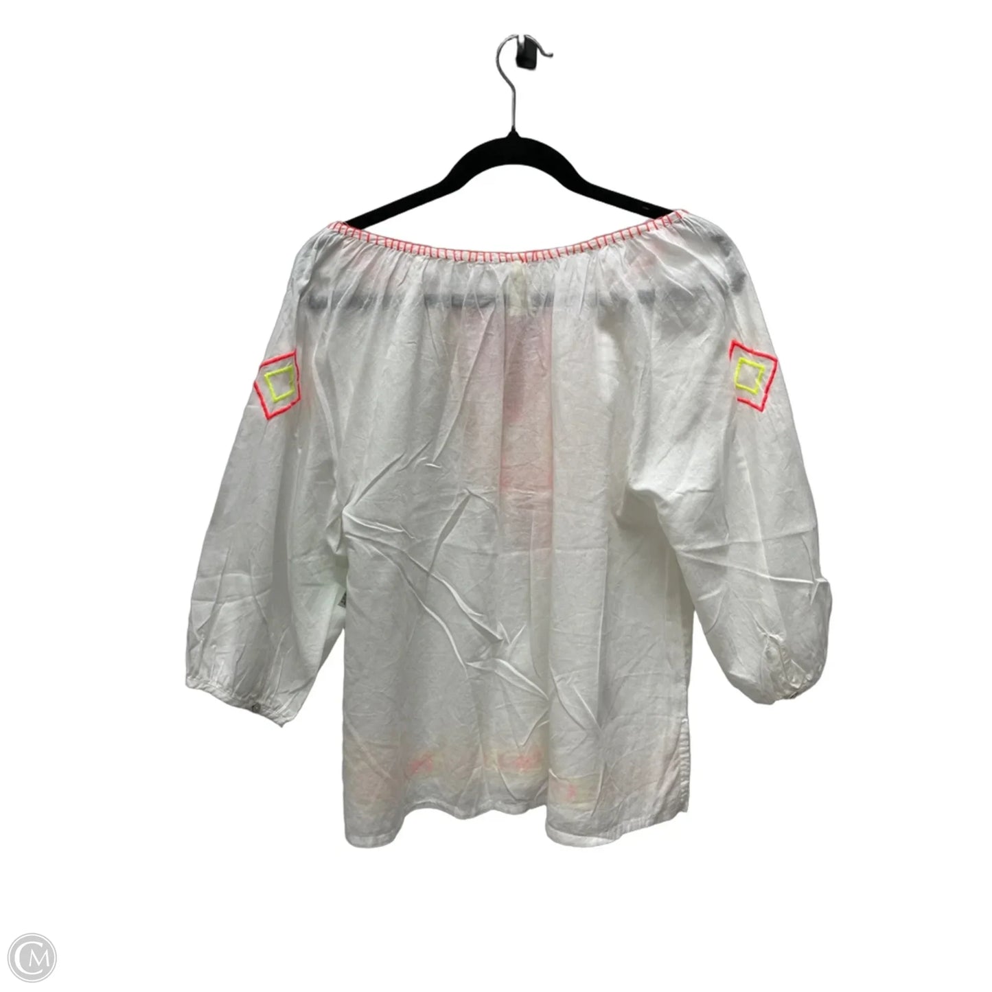 Top Long Sleeve By Truth In Cream, Size: L