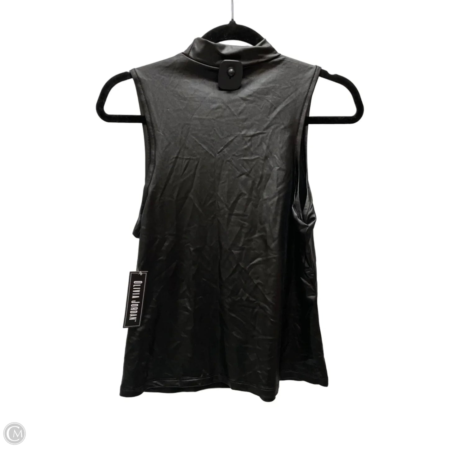 Top Sleeveless By Clothes Mentor In Black, Size: M