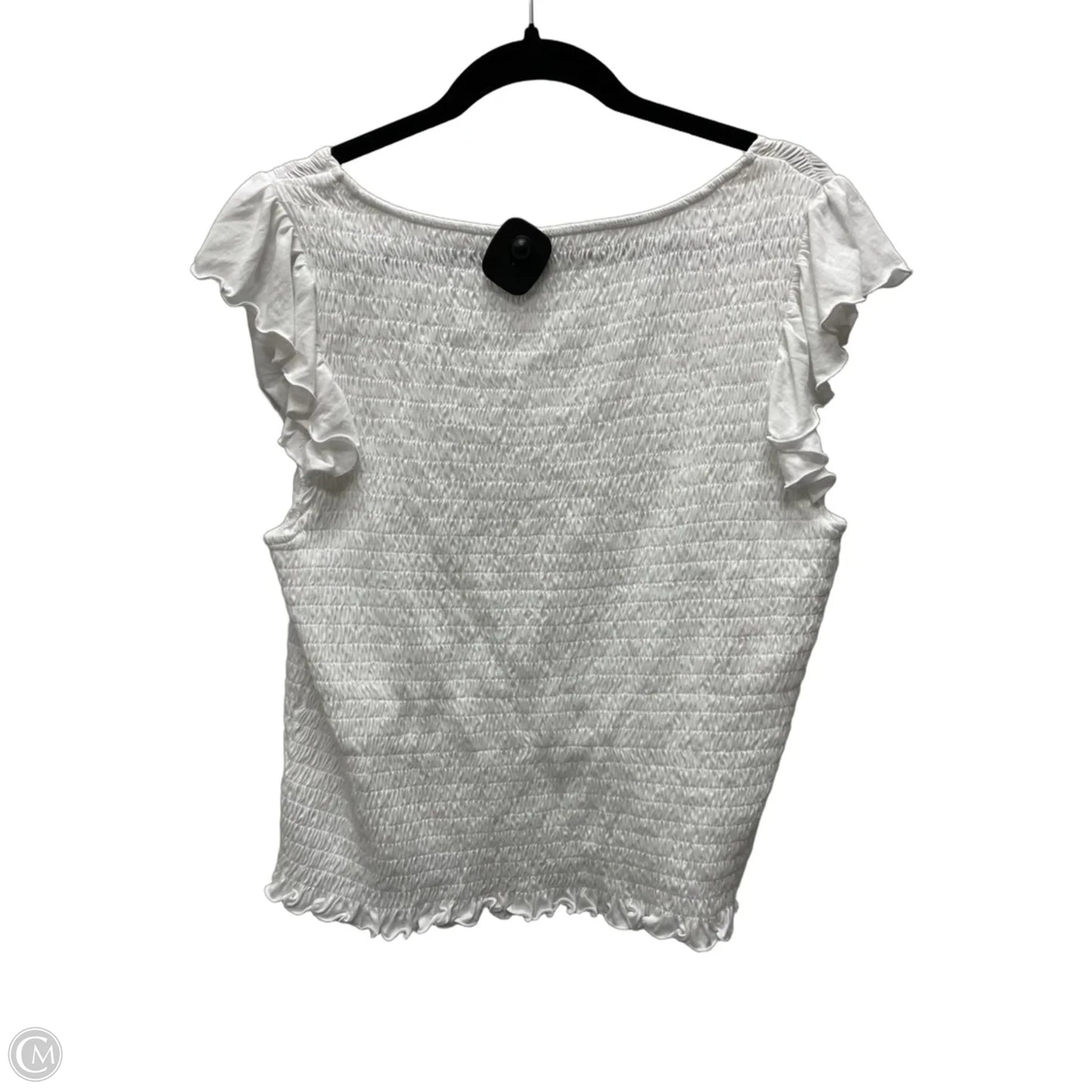 Top Short Sleeve By Old Navy In White, Size: Xl