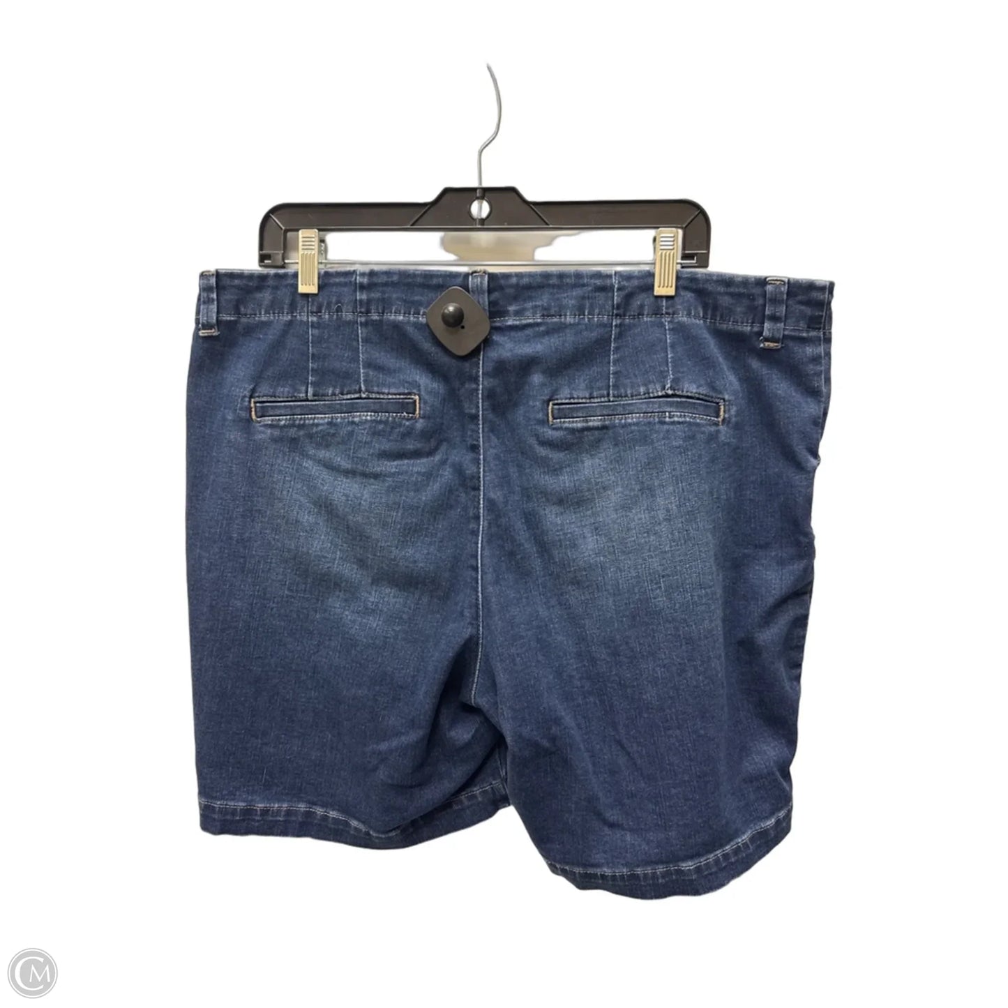 Shorts By Lee In Blue Denim, Size: 18
