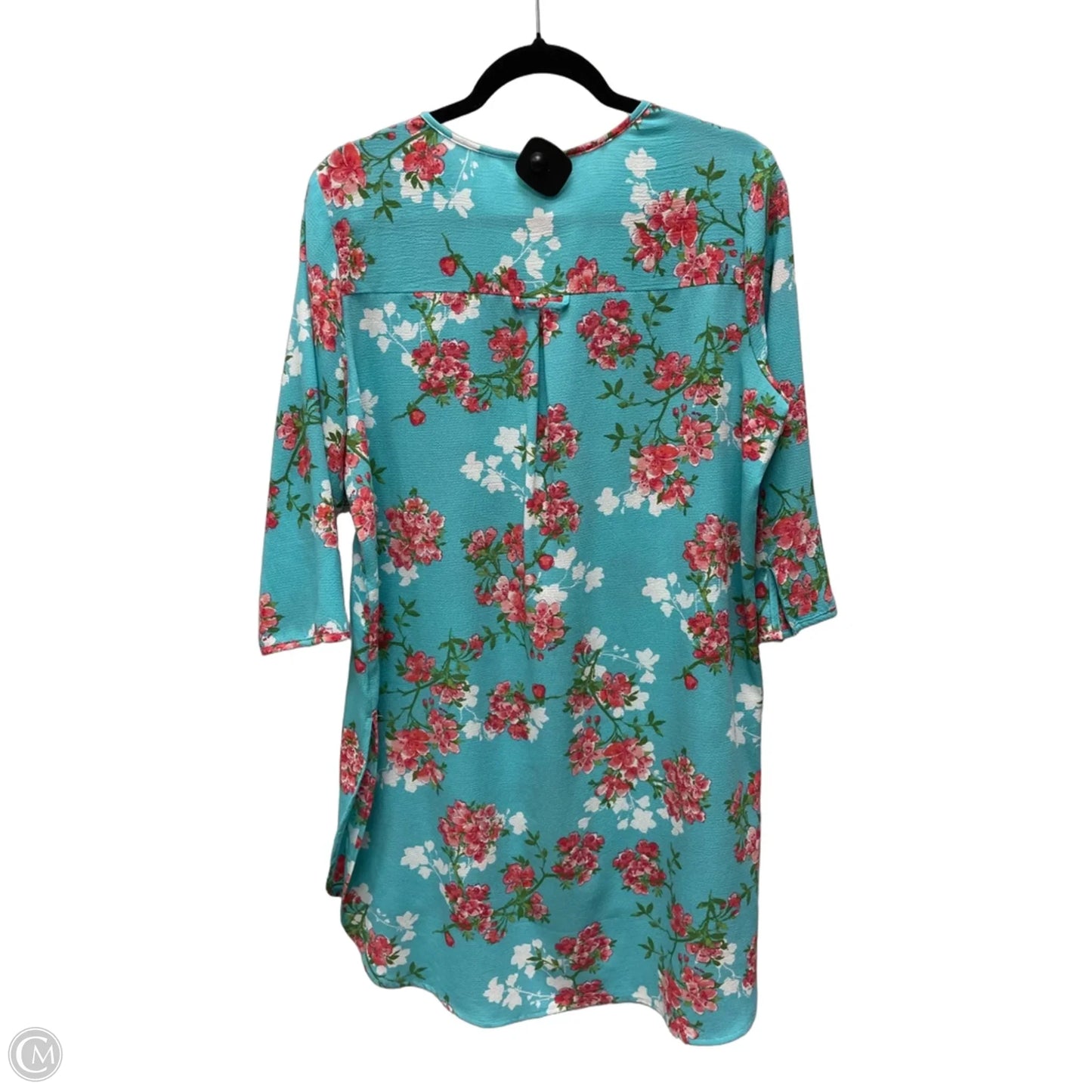 Dress Casual Short By Clothes Mentor In Floral Print, Size: L